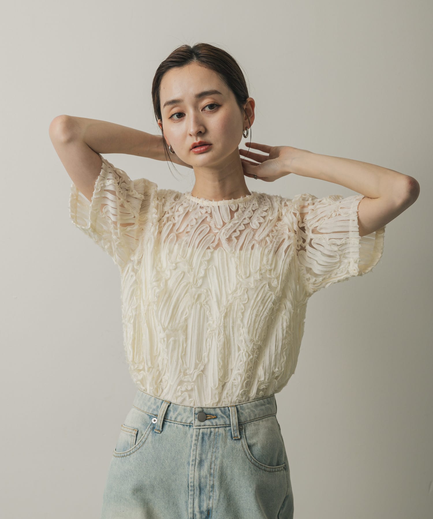 身長：169cm サイズ：one