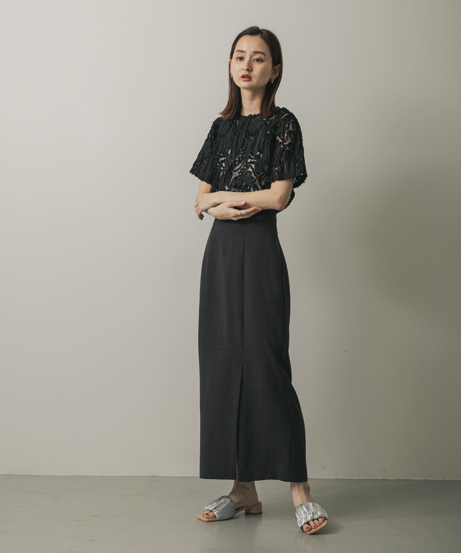 身長：169cm サイズ：one