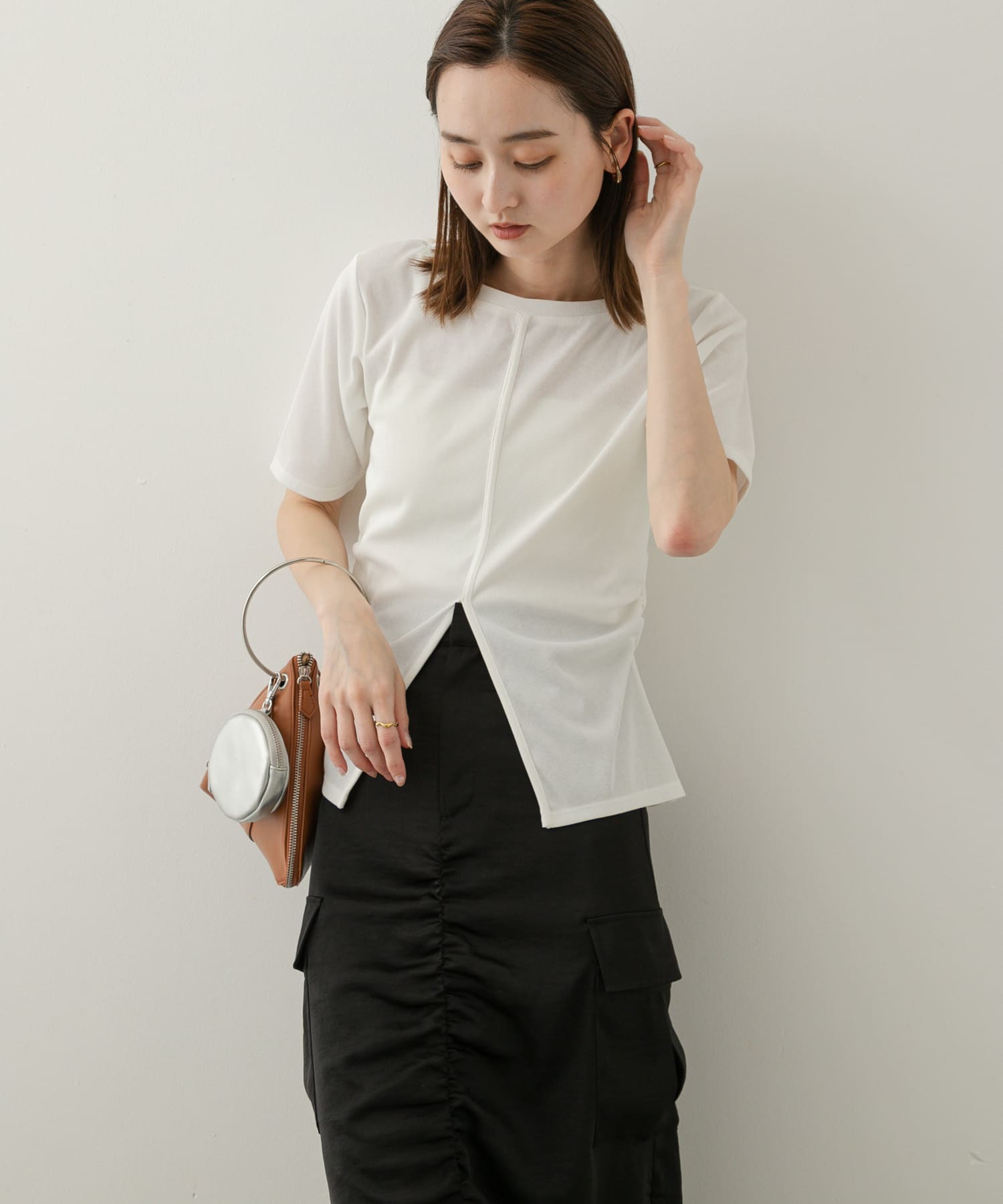 身長：169cm サイズ：one