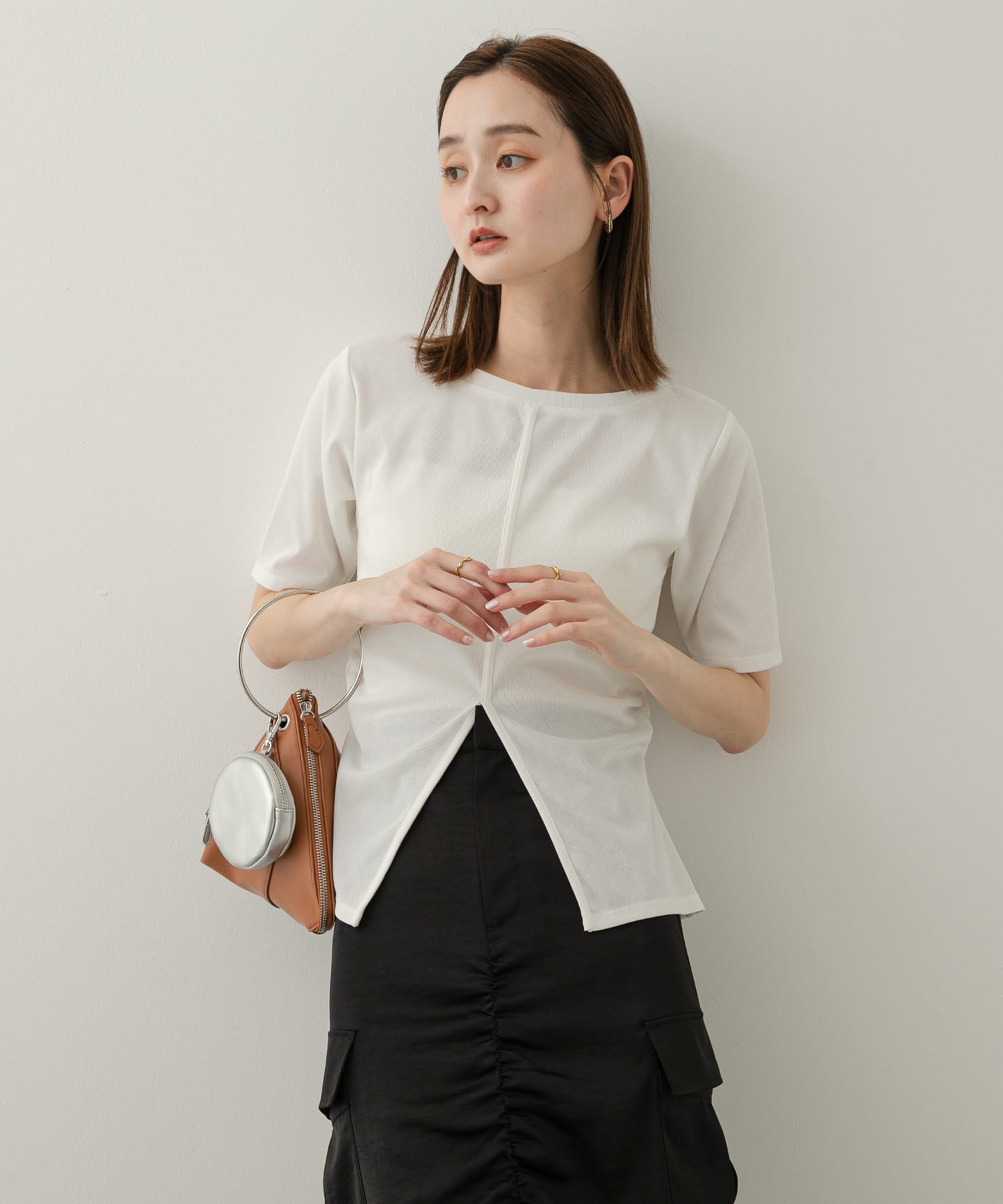 身長：169cm サイズ：one