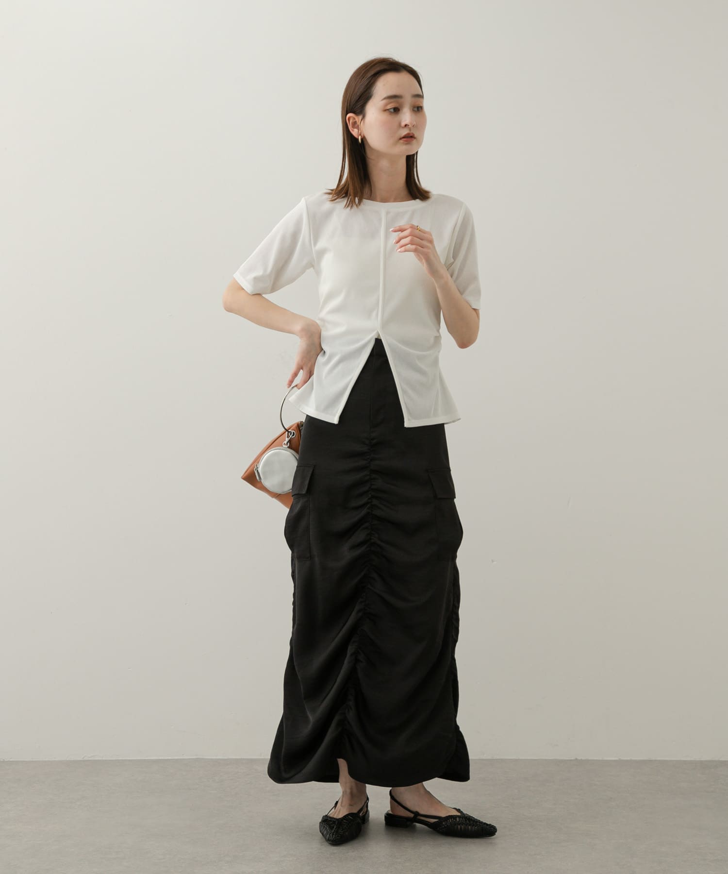 身長：169cm サイズ：one