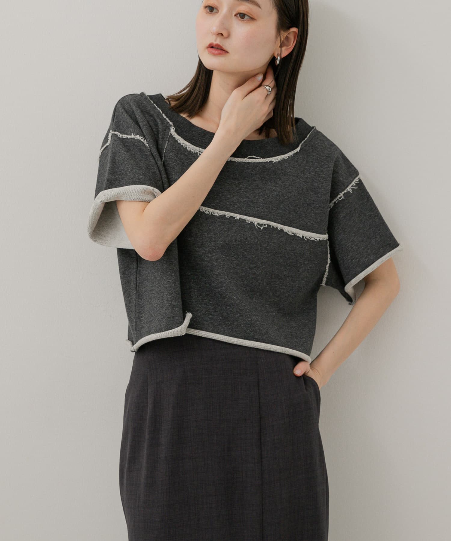 身長：169cm サイズ：one