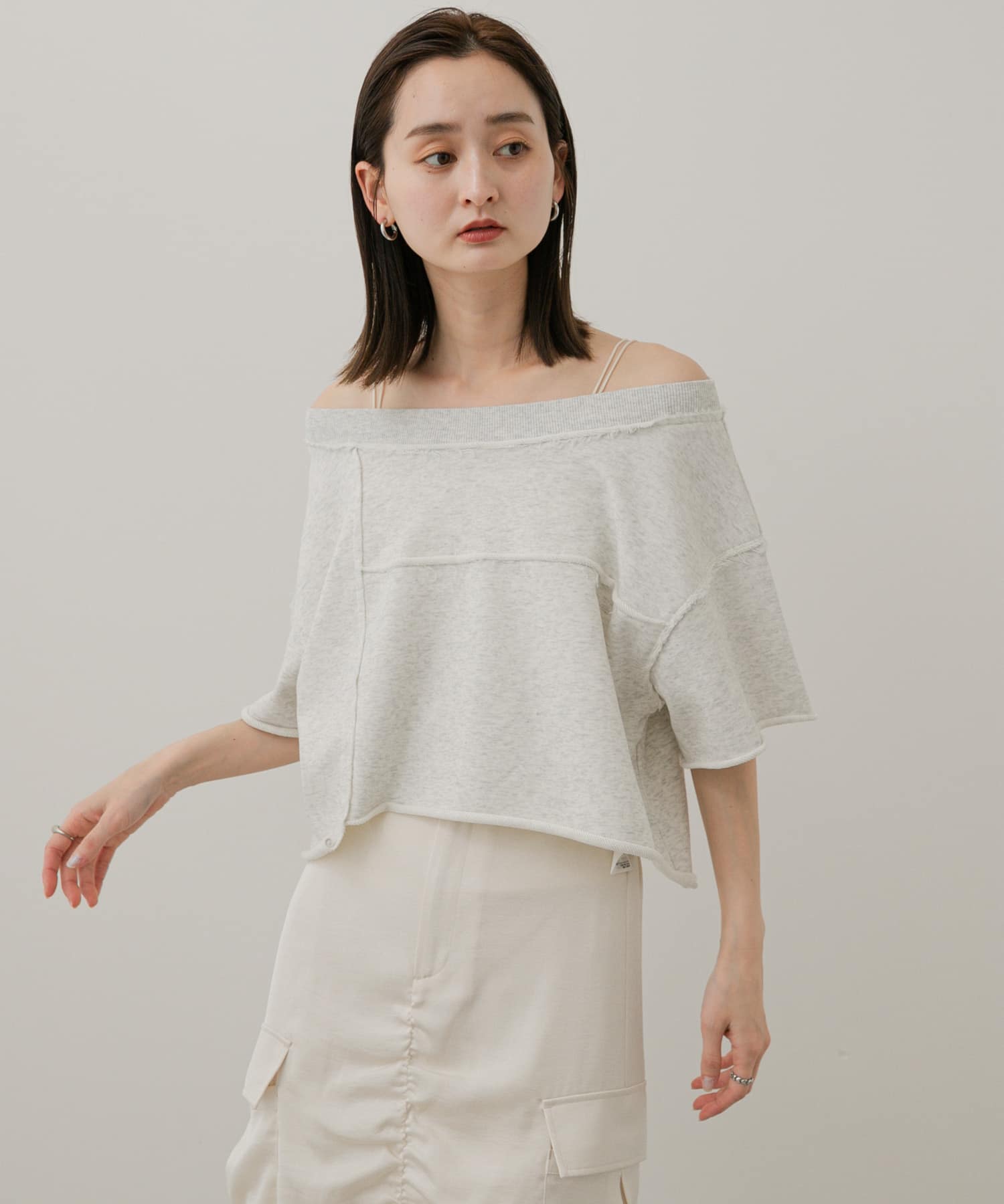 身長：169cm サイズ：one