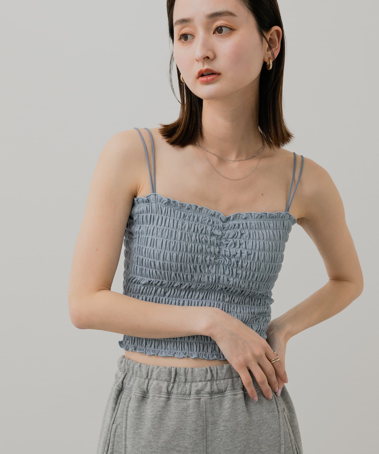 身長：169cm サイズ：one