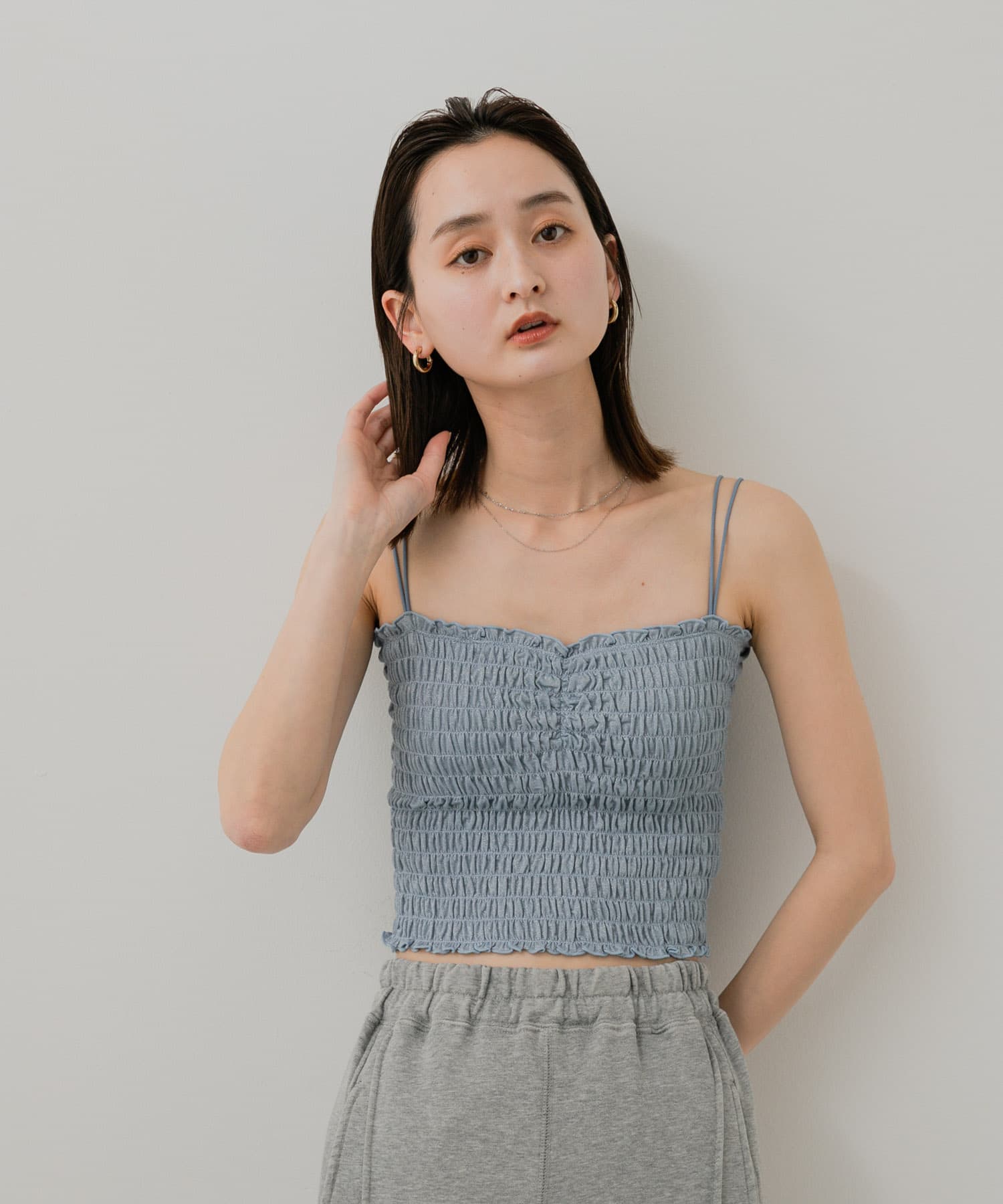 身長：169cm サイズ：one