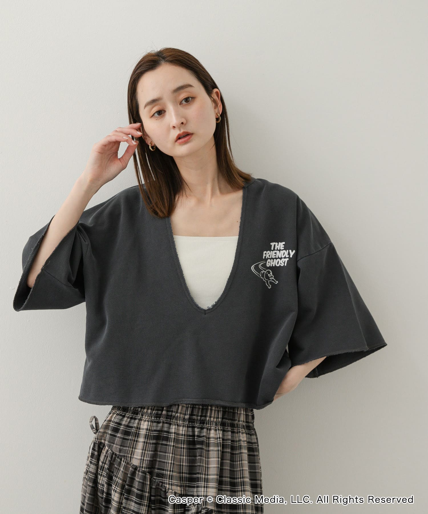 身長：169cm サイズ：one