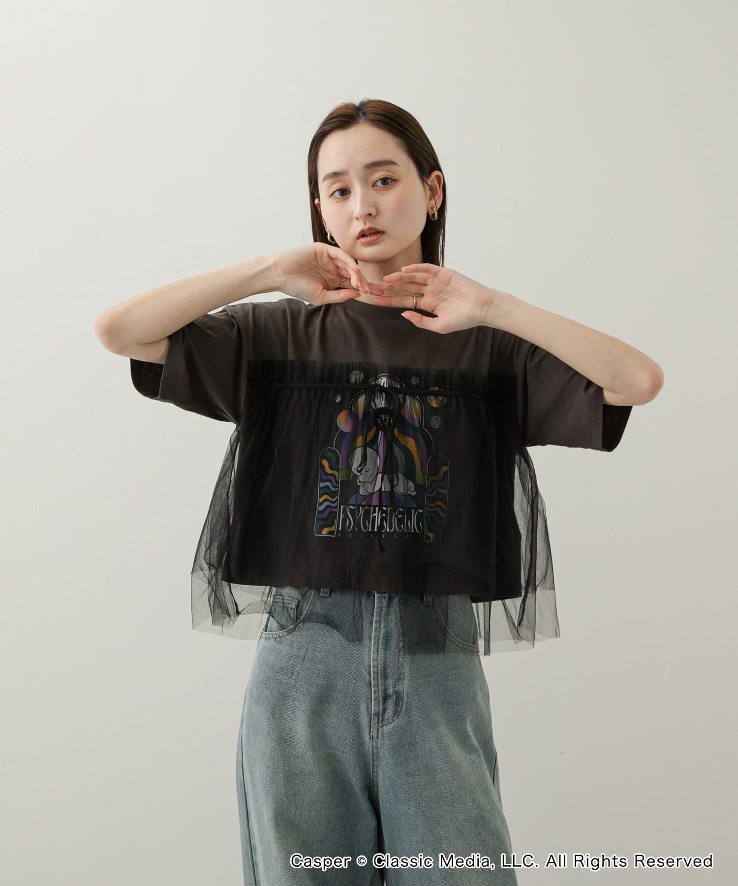 身長：169cm サイズ：one