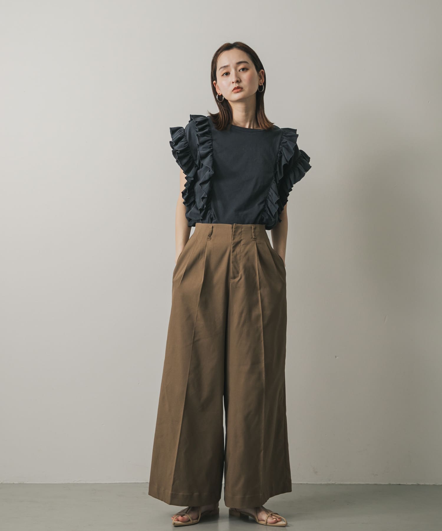 身長：169cm サイズ：one