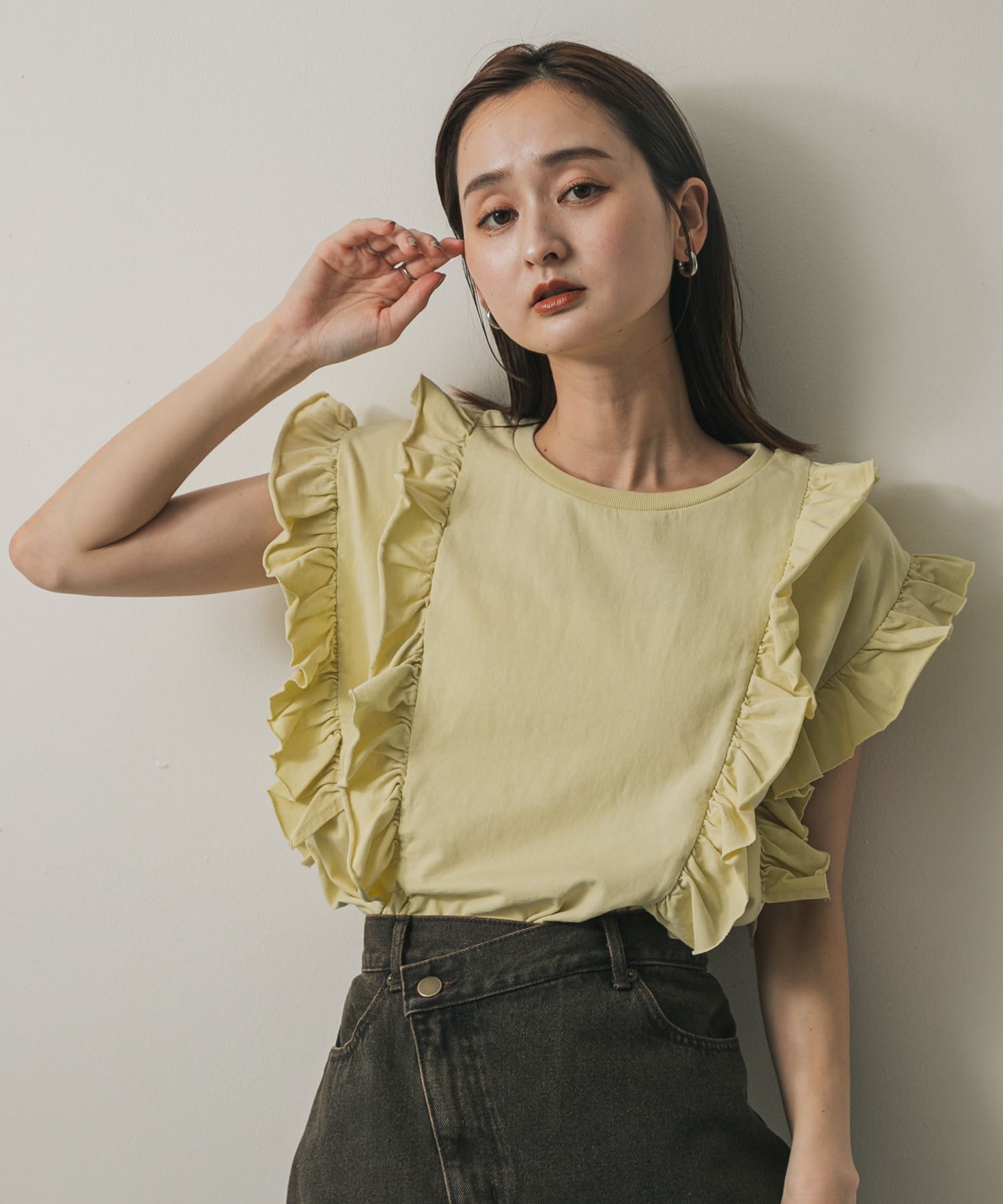 身長：169cm サイズ：one