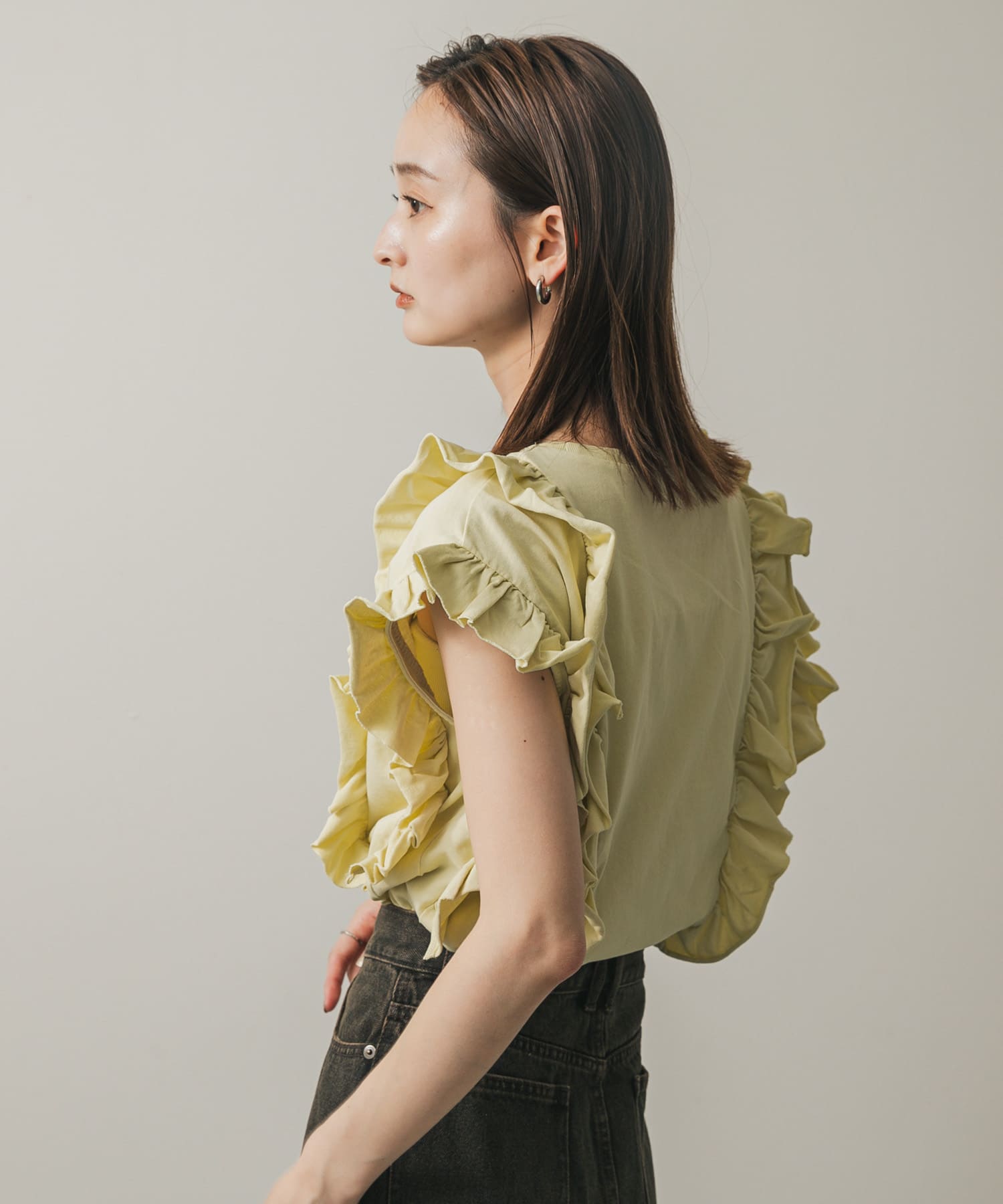 身長：169cm サイズ：one