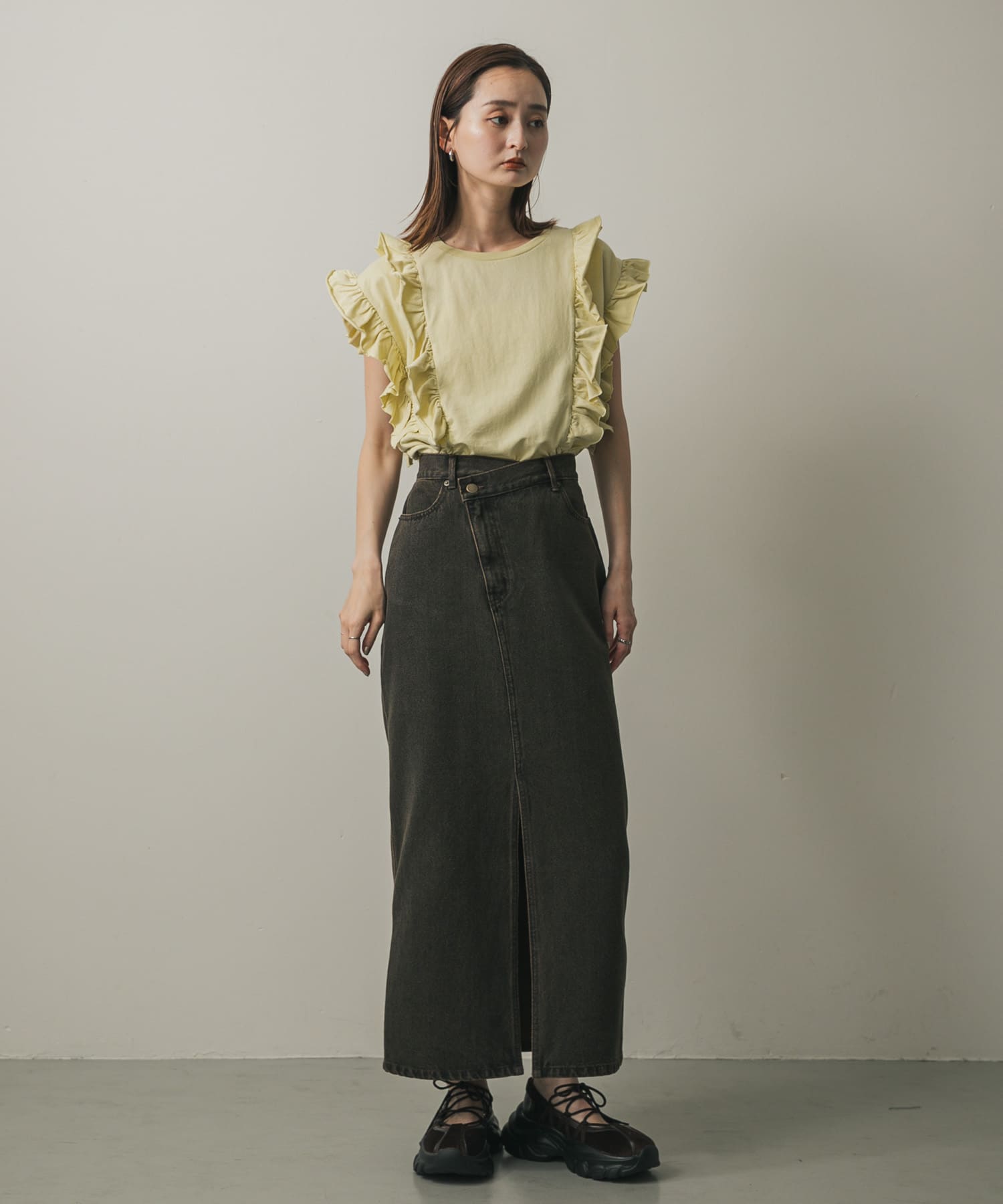 身長：169cm サイズ：one