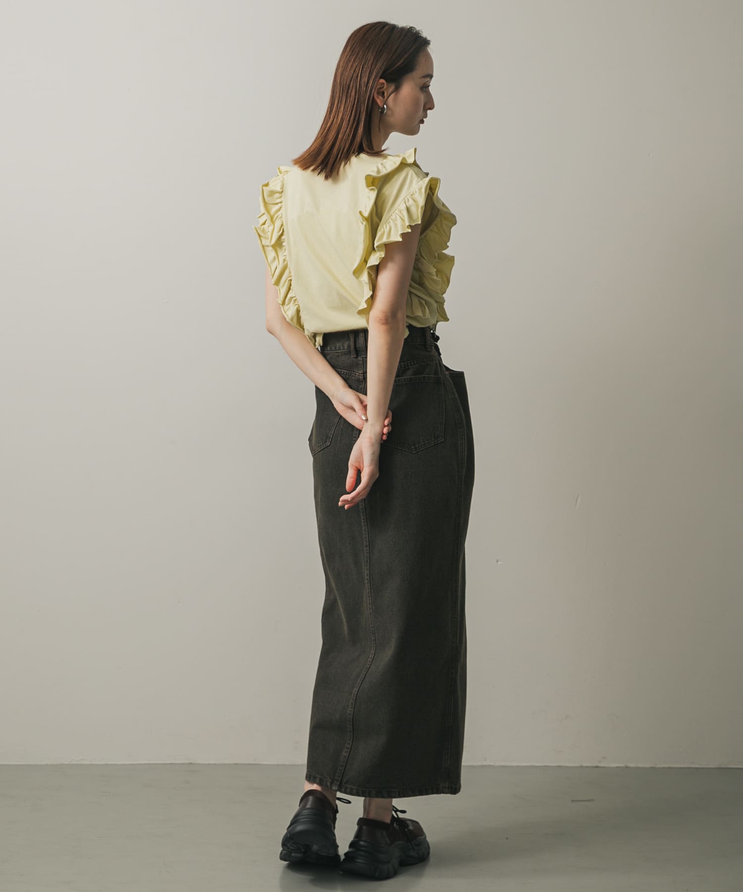 身長：169cm サイズ：one