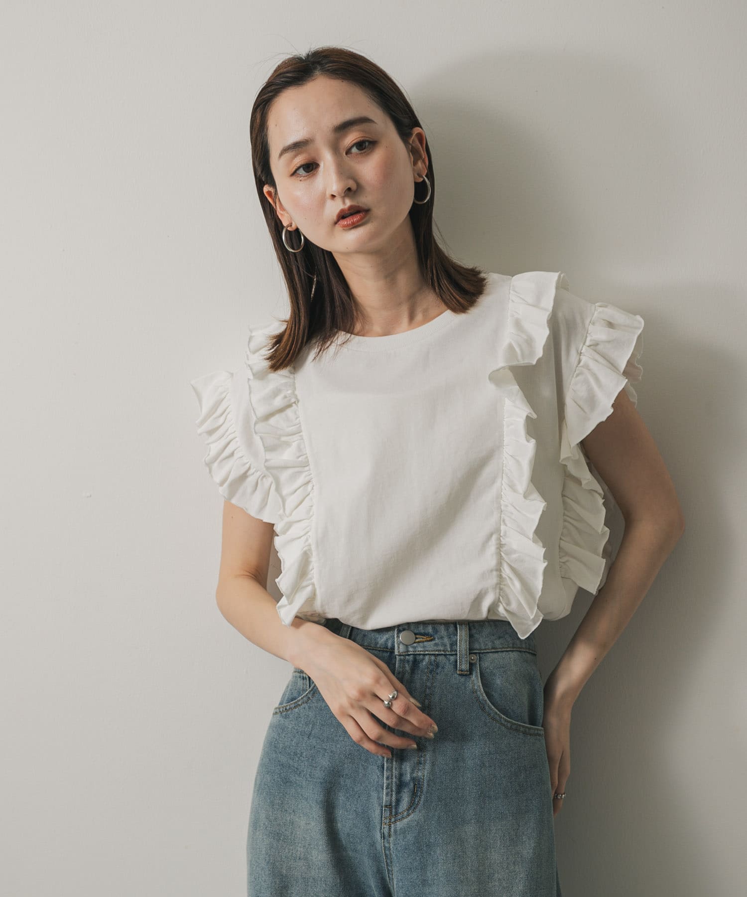 身長：169cm サイズ：one