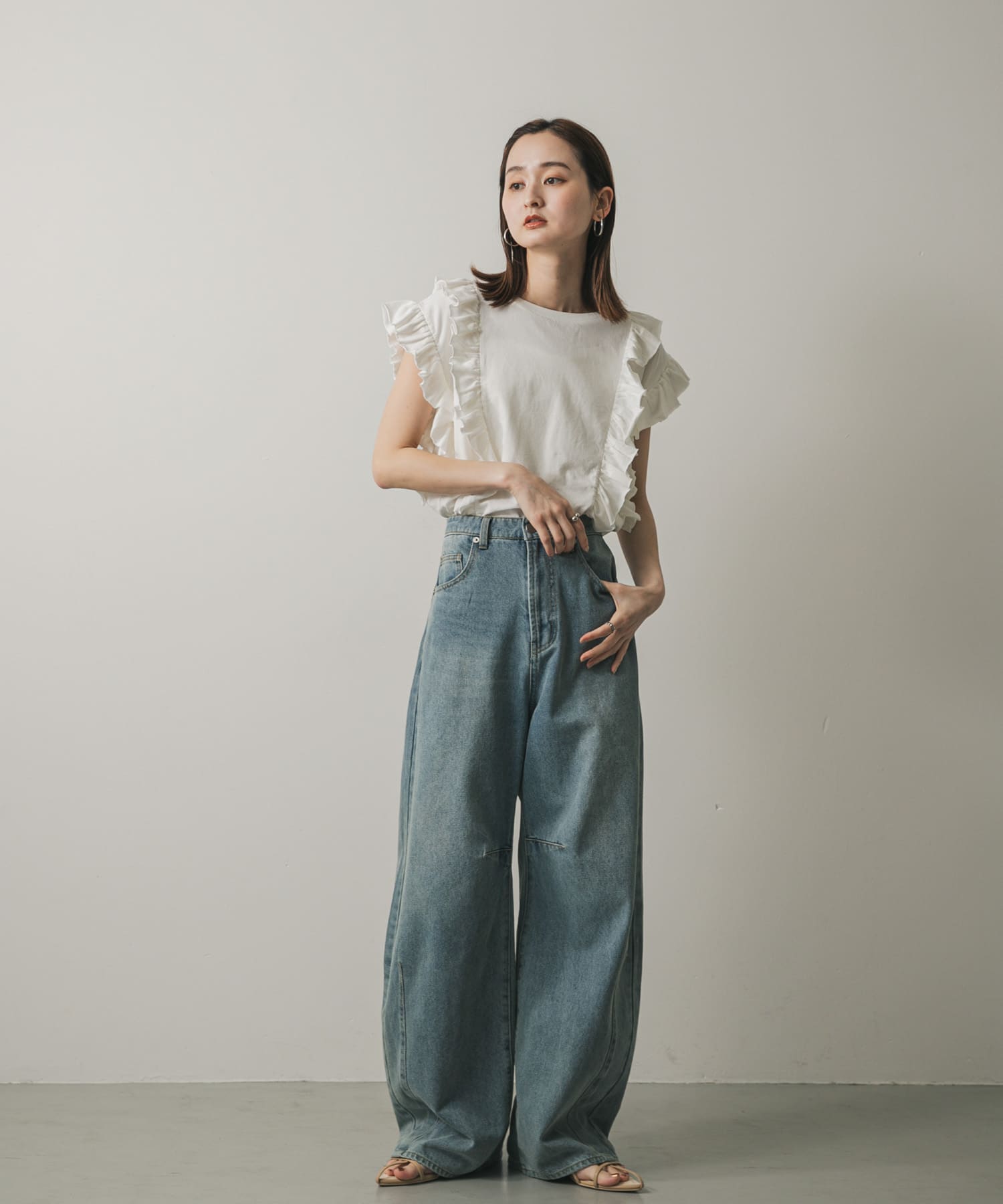 身長：169cm サイズ：one