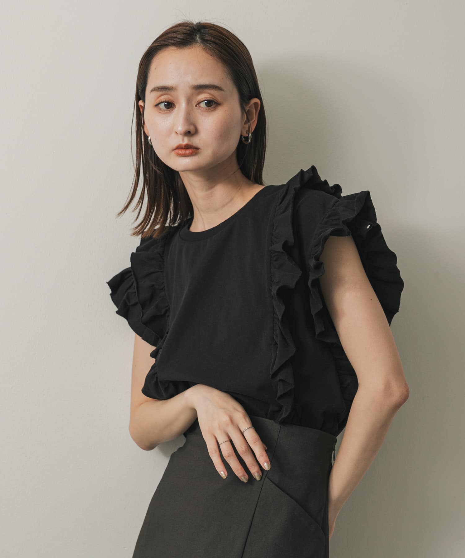 身長：169cm サイズ：one