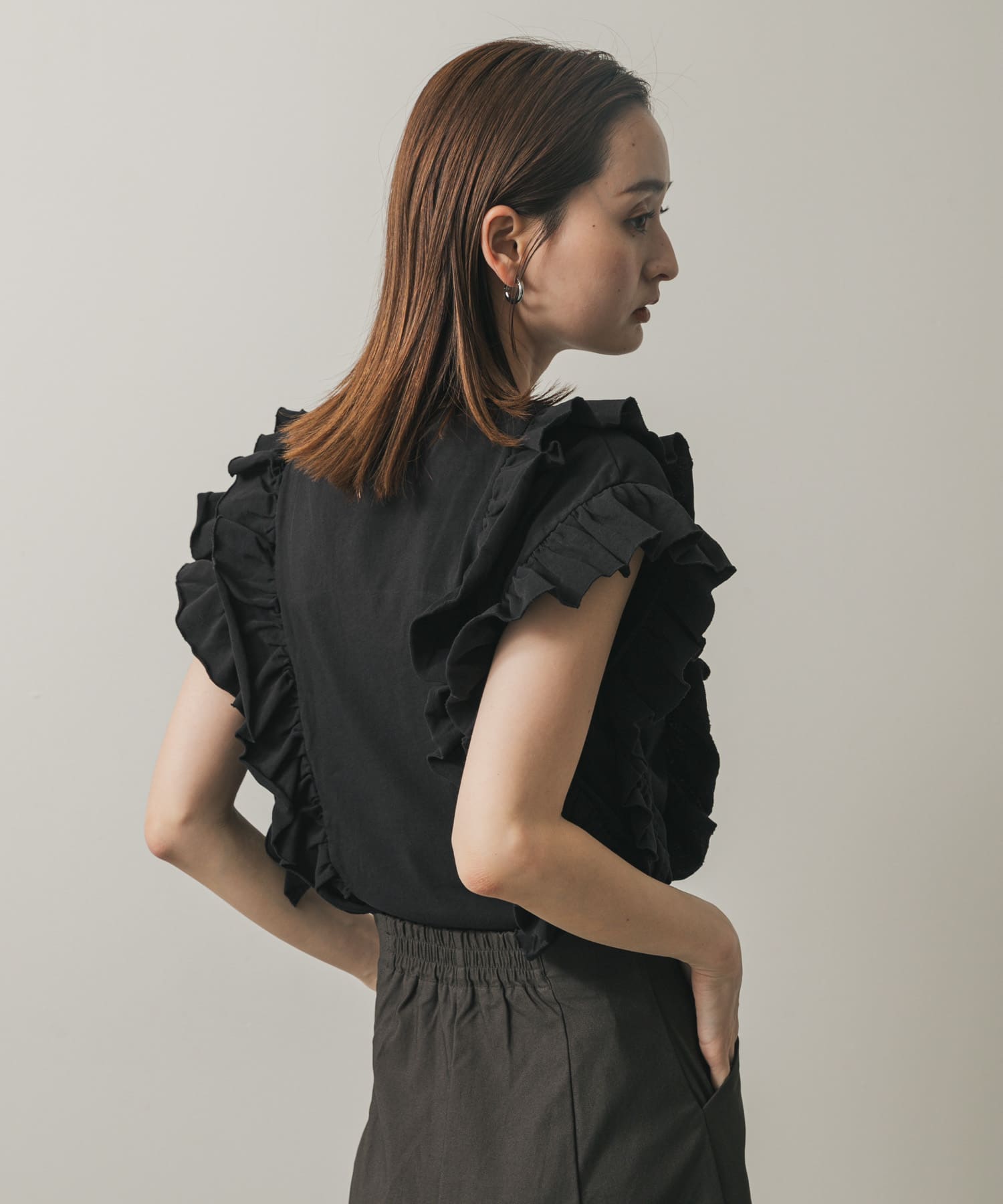 身長：169cm サイズ：one