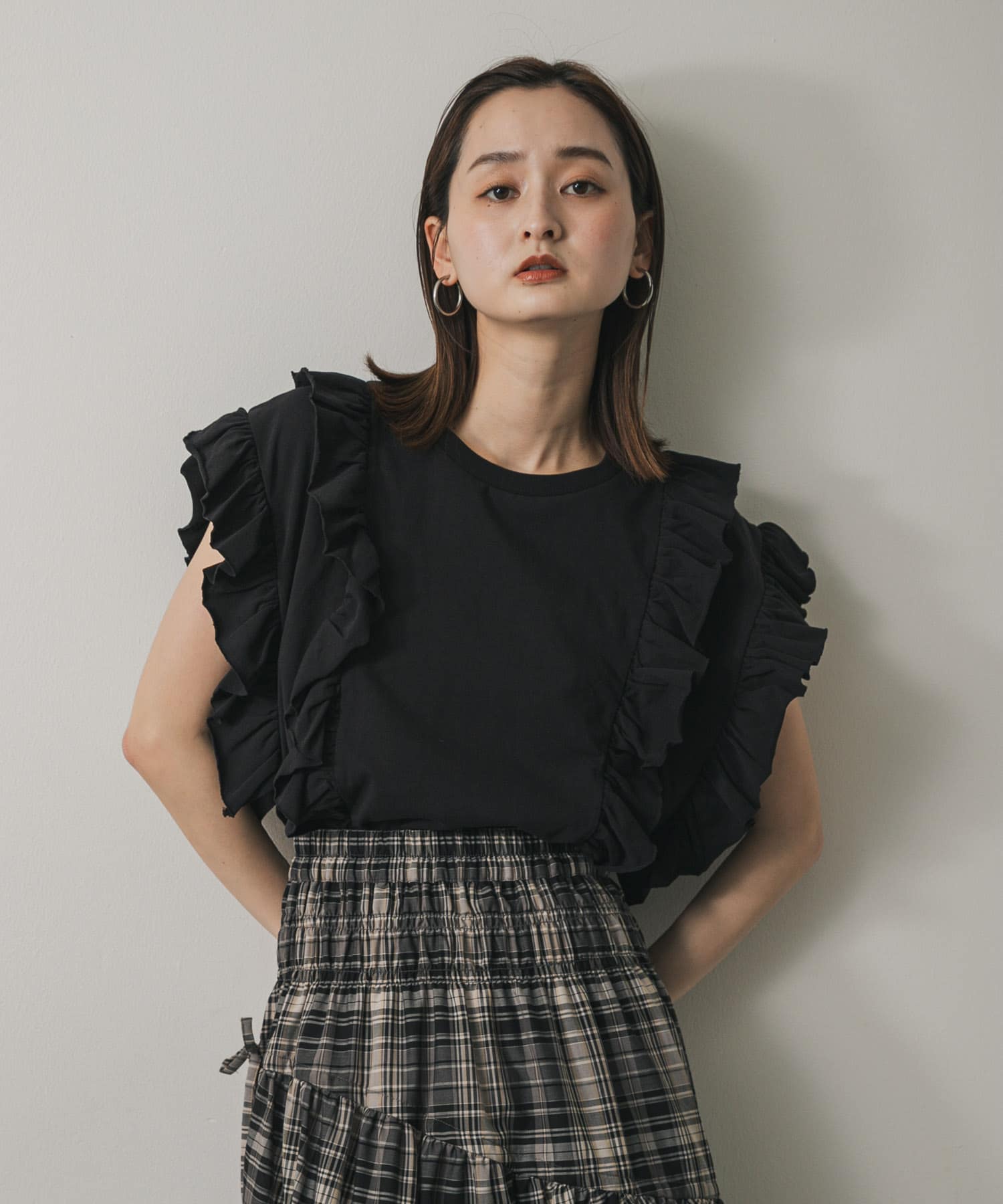 身長：169cm サイズ：one