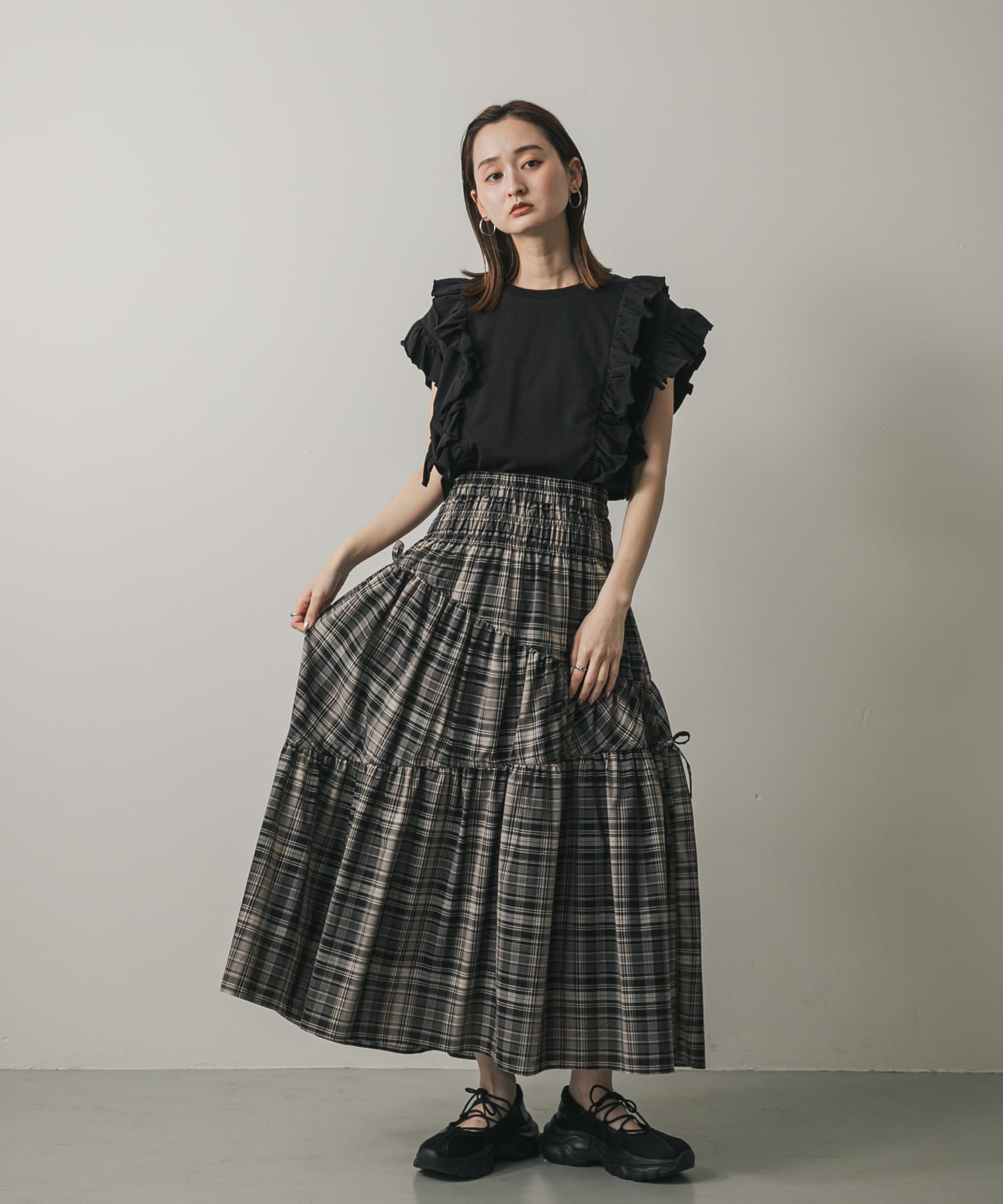 身長：169cm サイズ：one