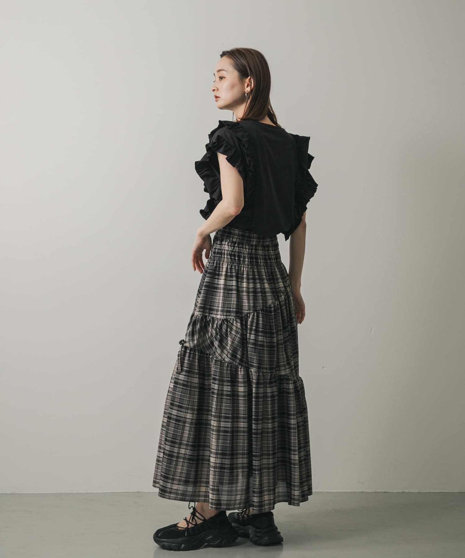 身長：169cm サイズ：one