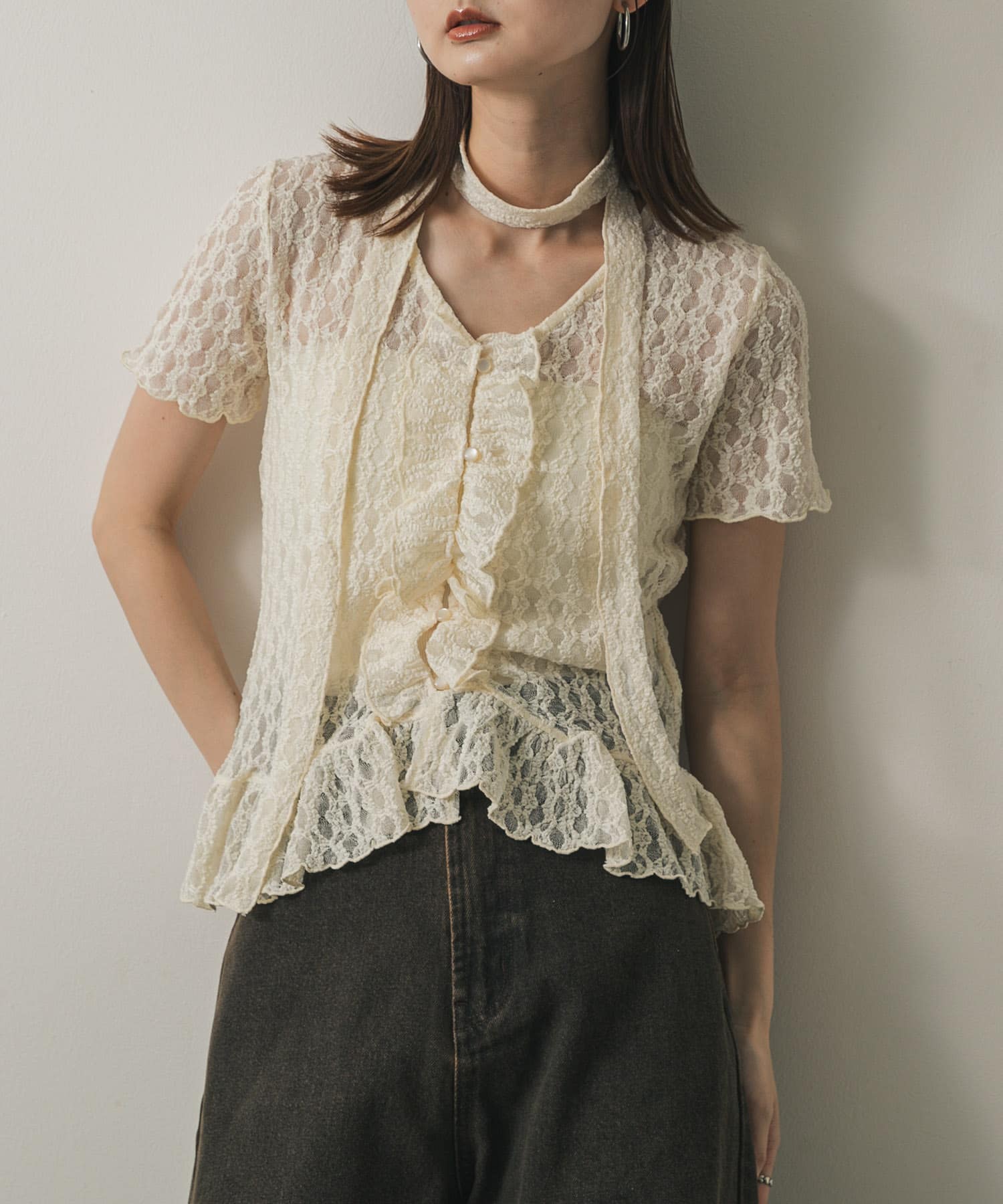 身長：169cm サイズ：one