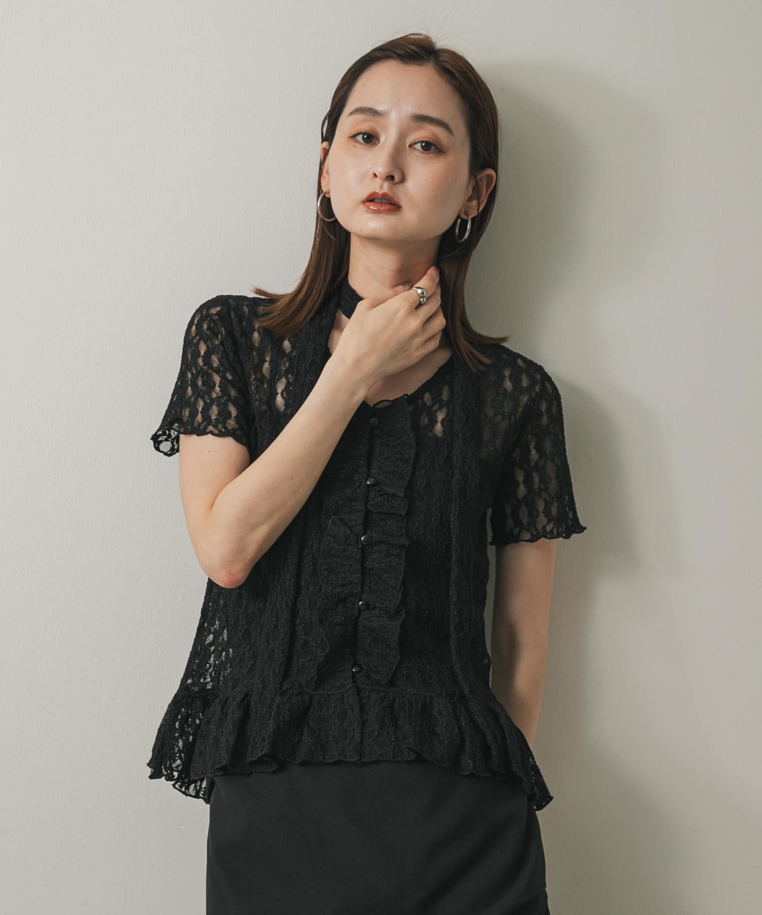身長：169cm サイズ：one