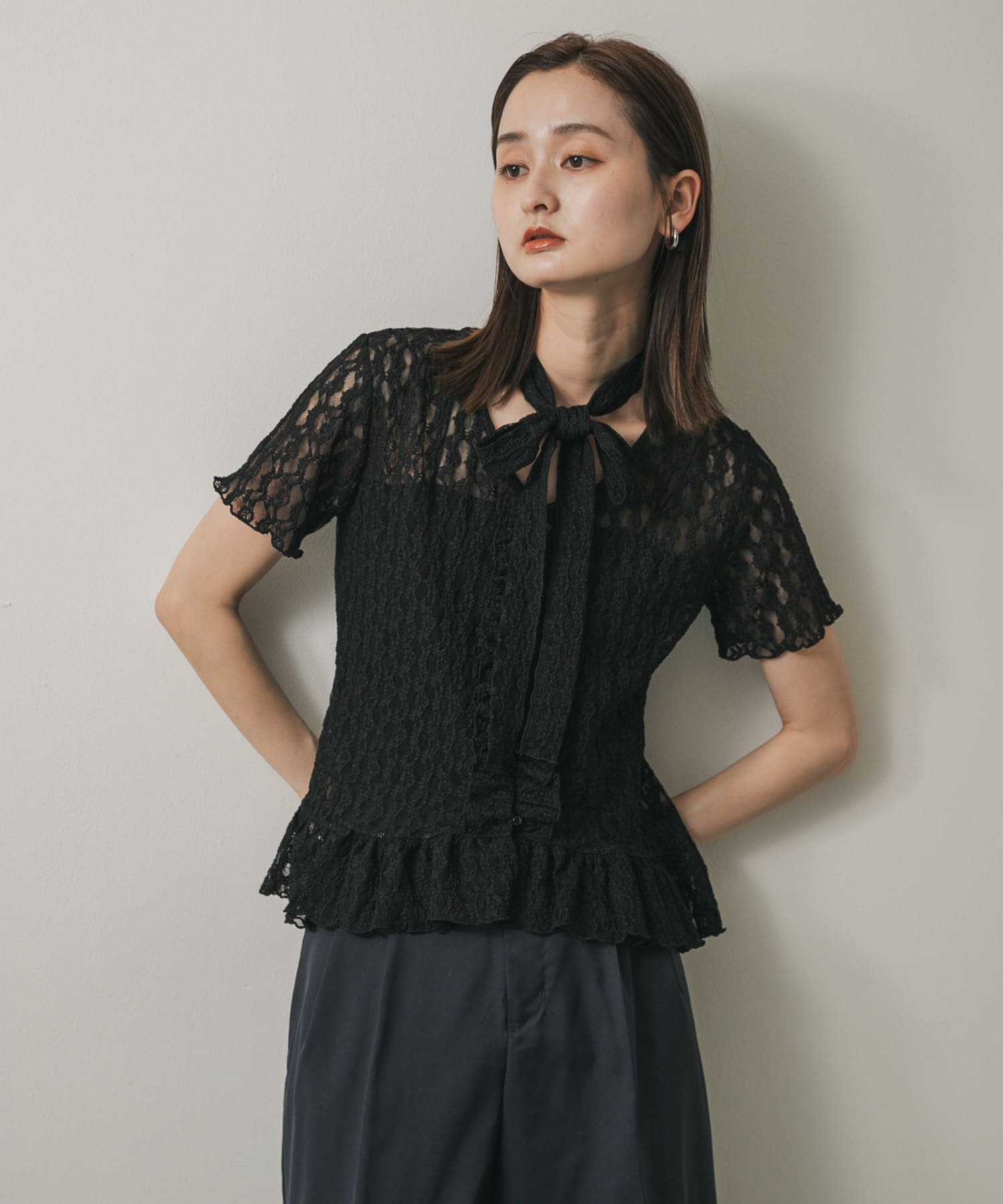 身長：169cm サイズ：one