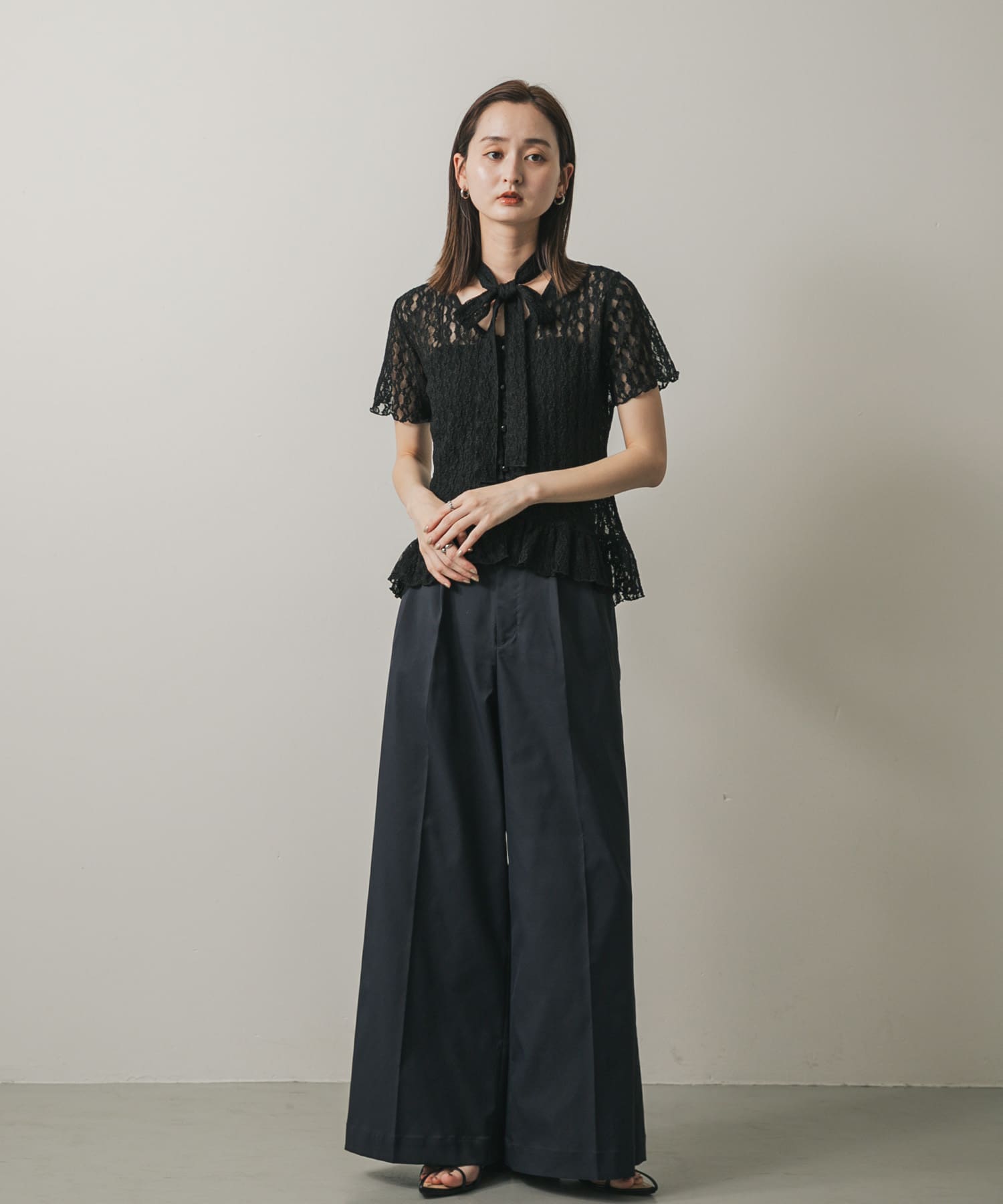 身長：169cm サイズ：one