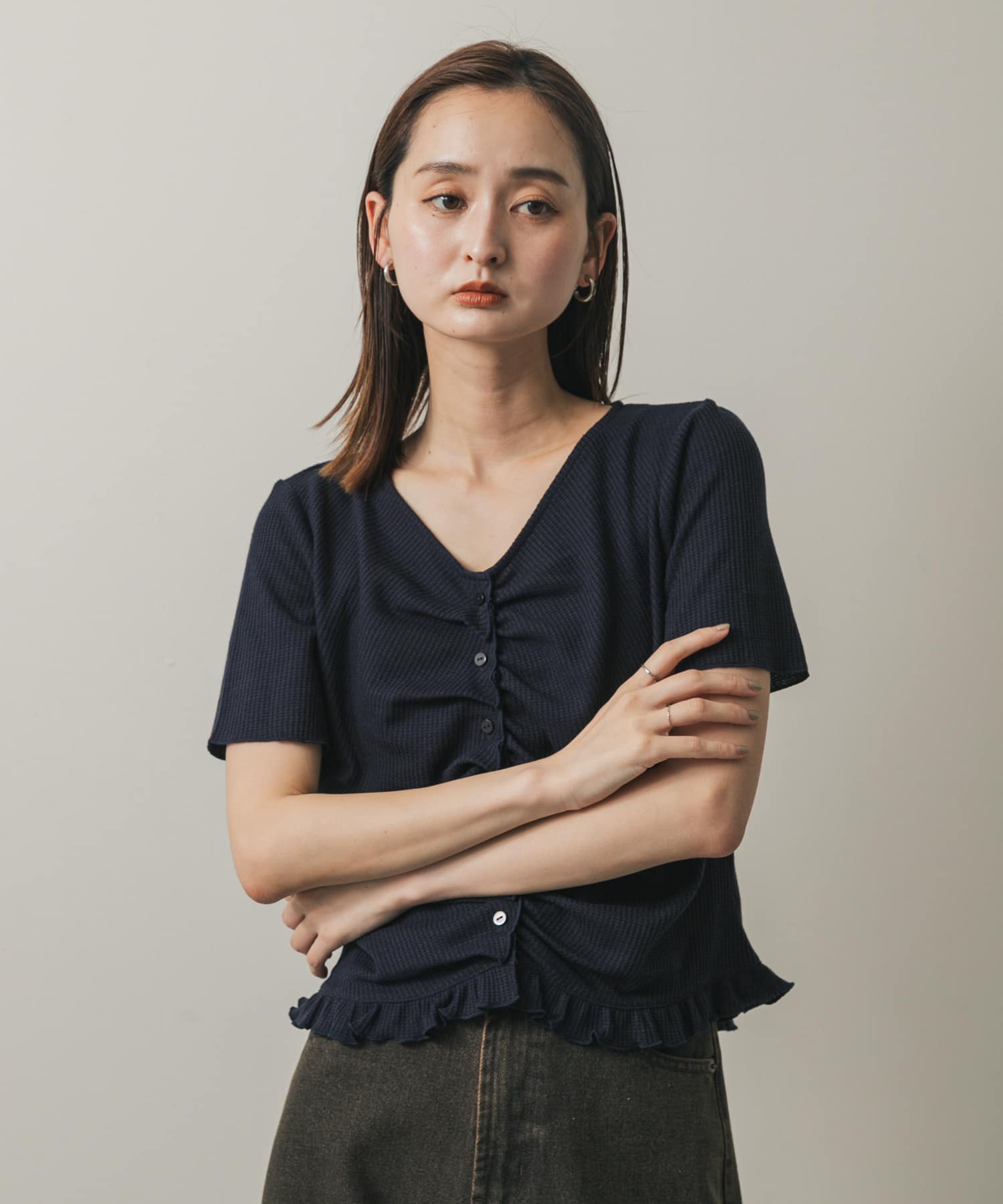 身長：169cm サイズ：one
