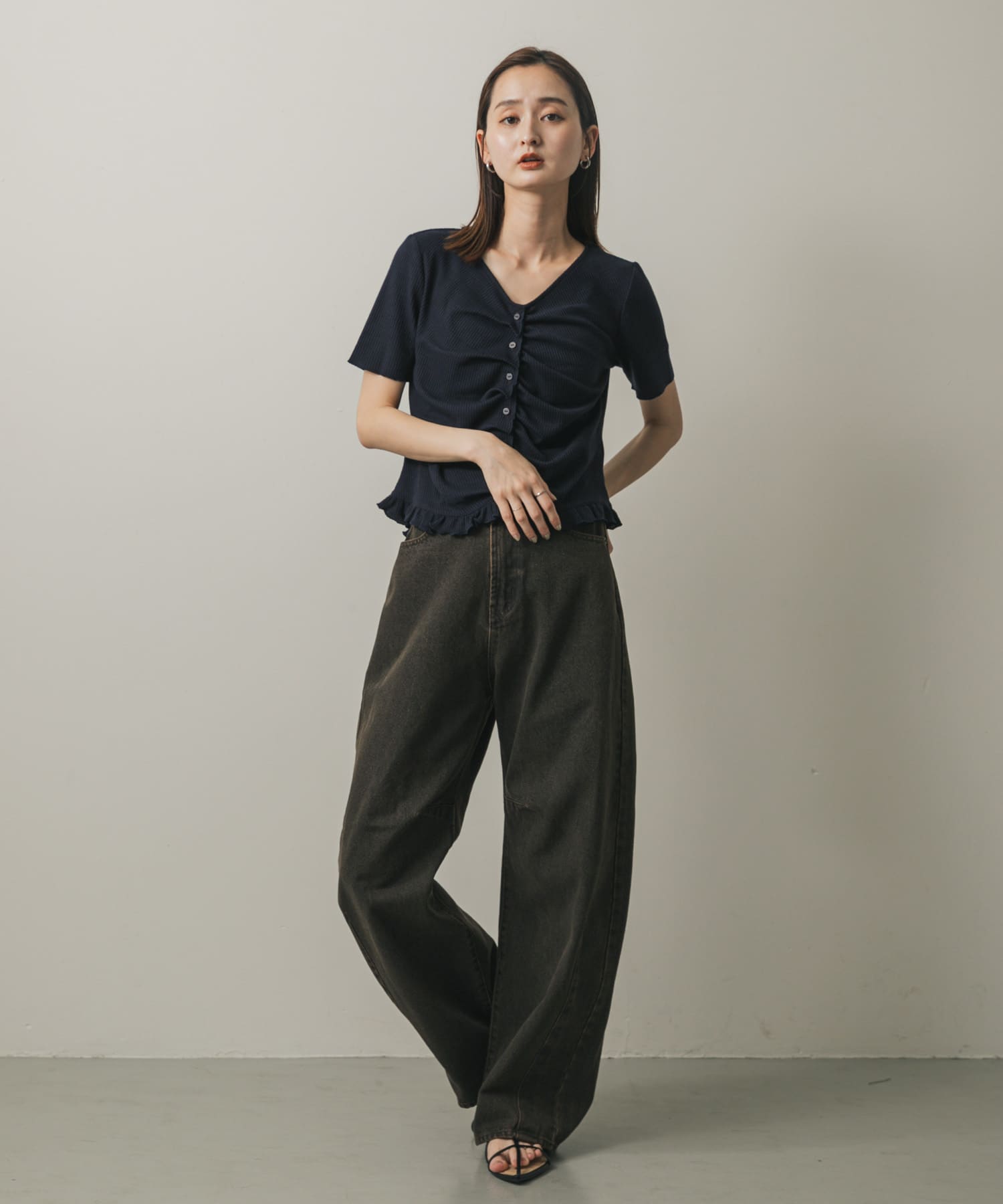 身長：169cm サイズ：one