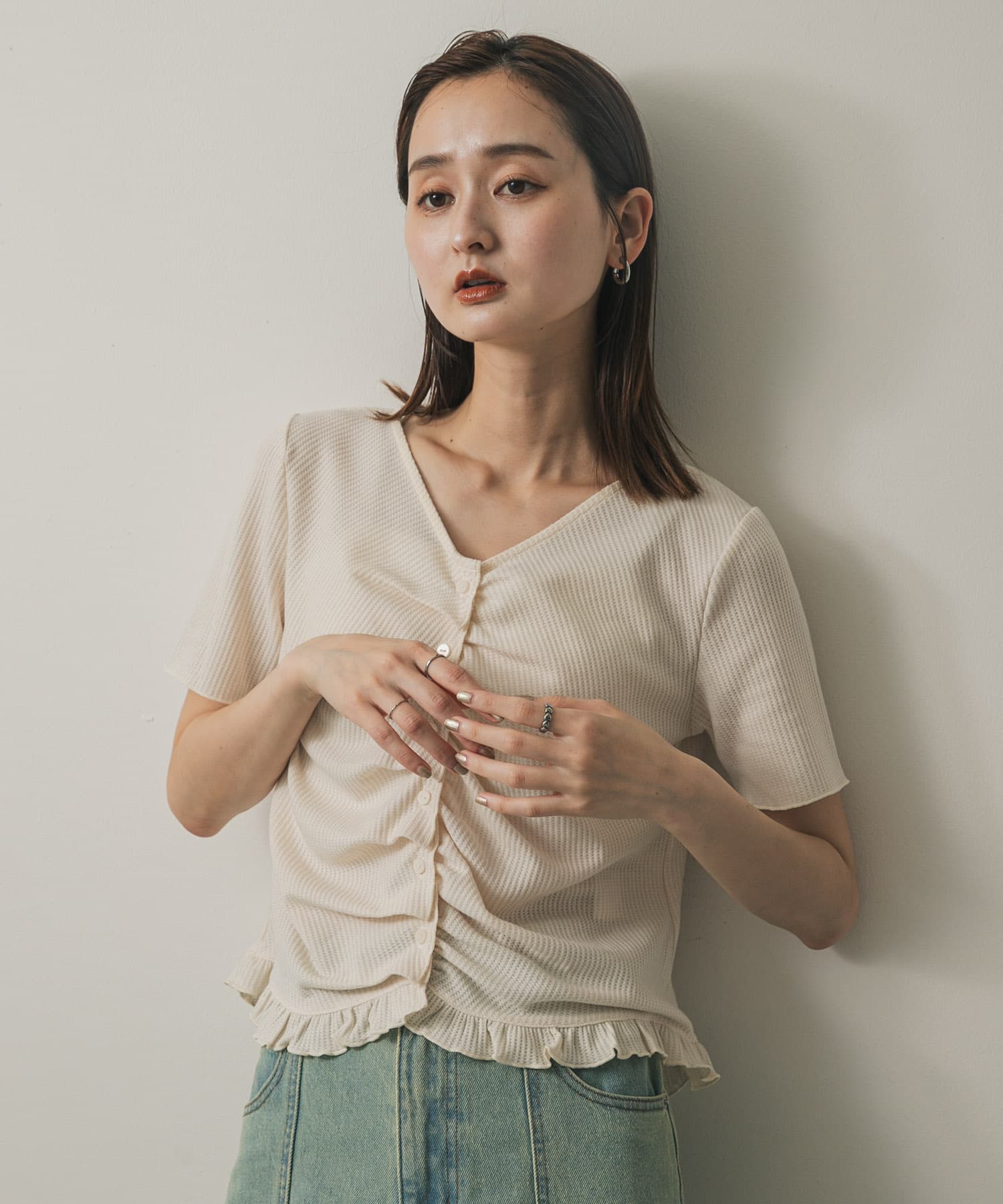 身長：169cm サイズ：one