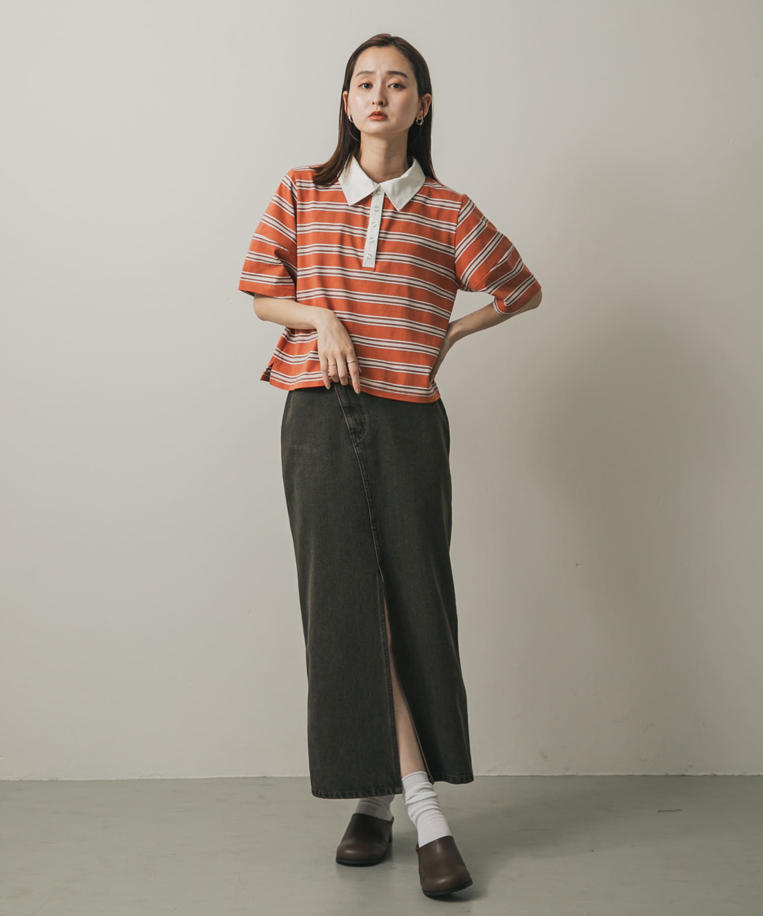 身長：169cm サイズ：one