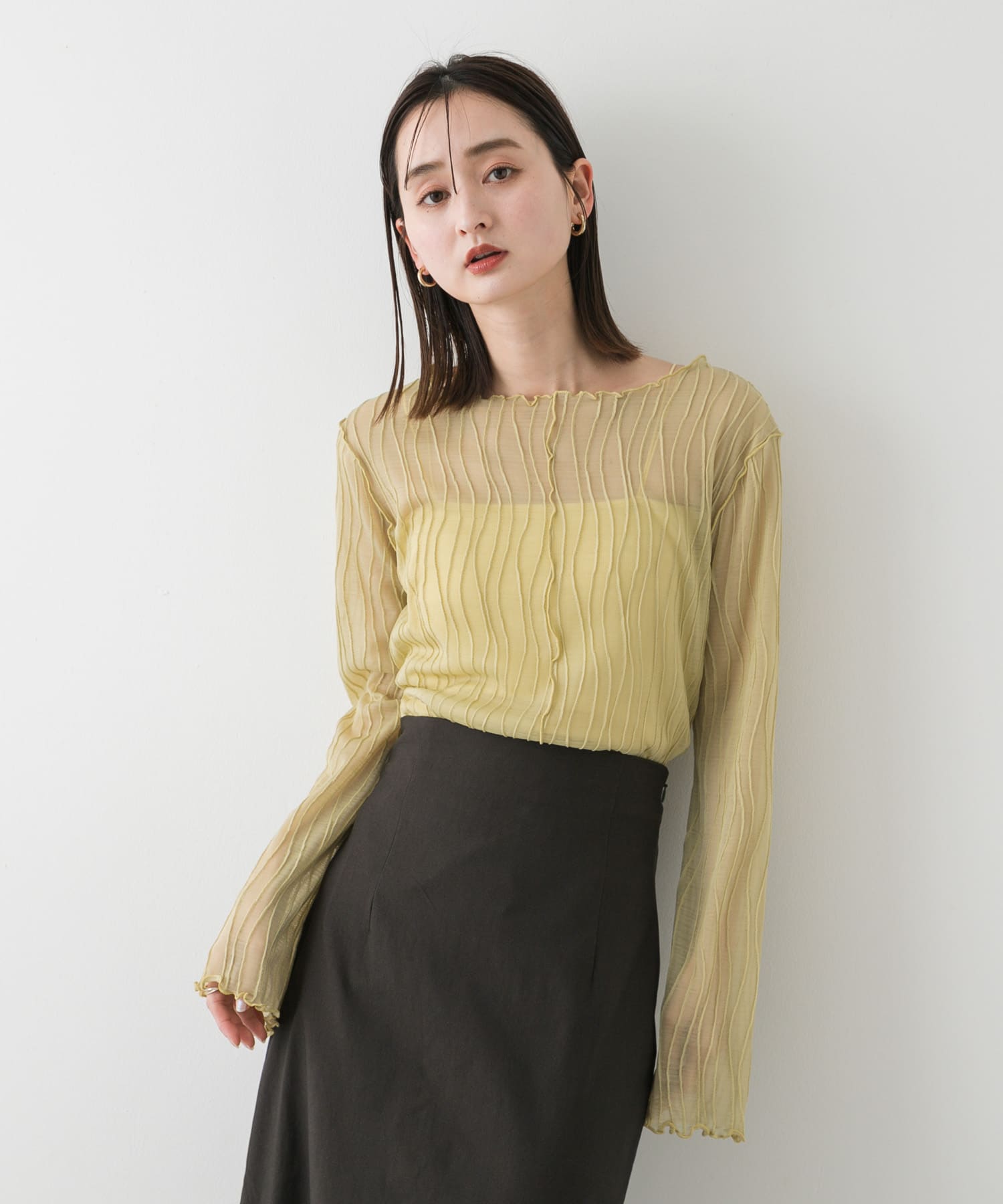 身長：169cm サイズ：one