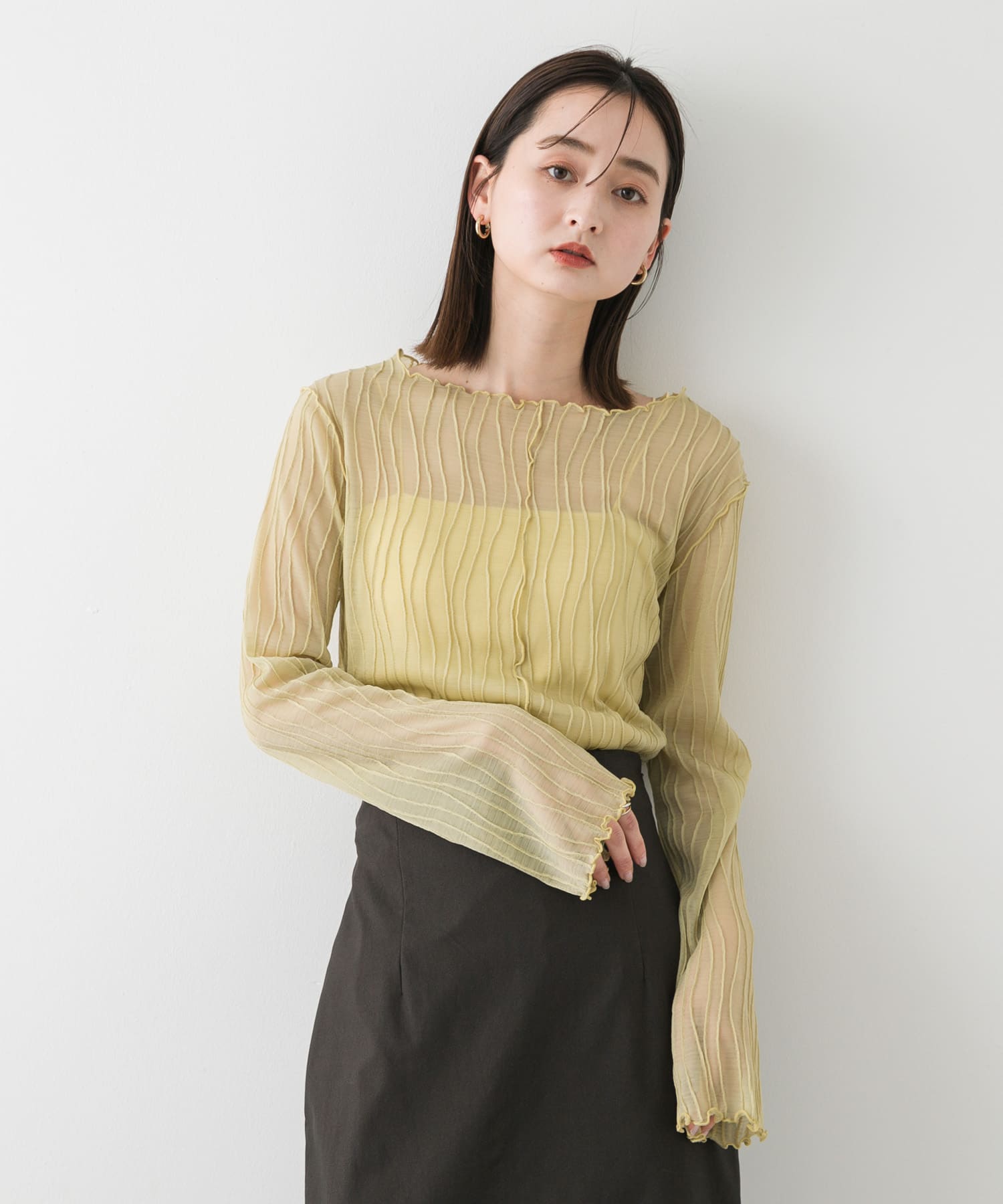 身長：169cm サイズ：one