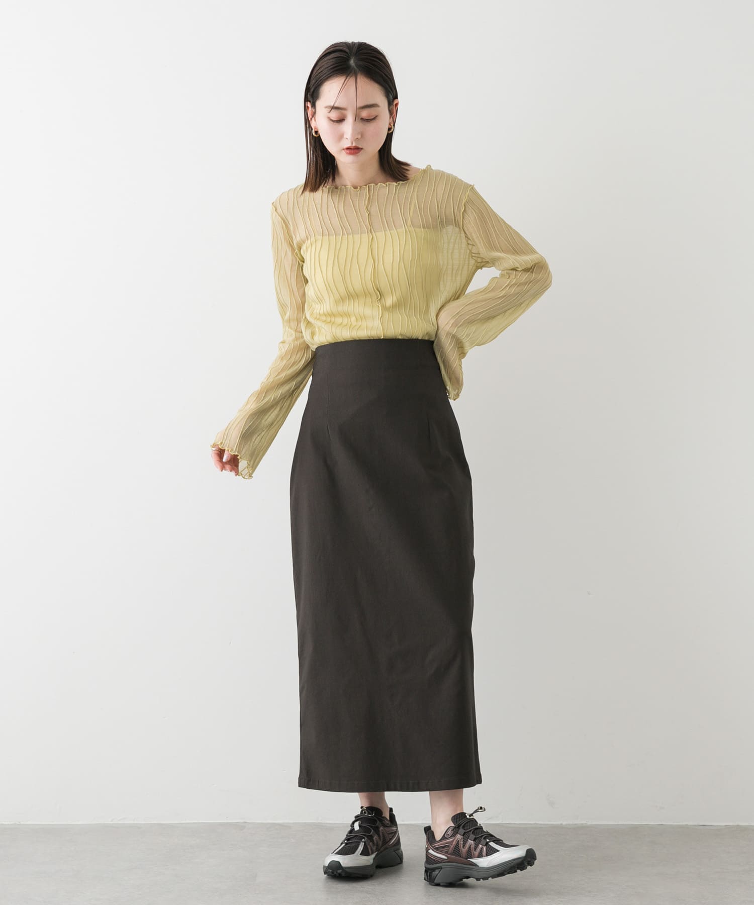 身長：169cm サイズ：one