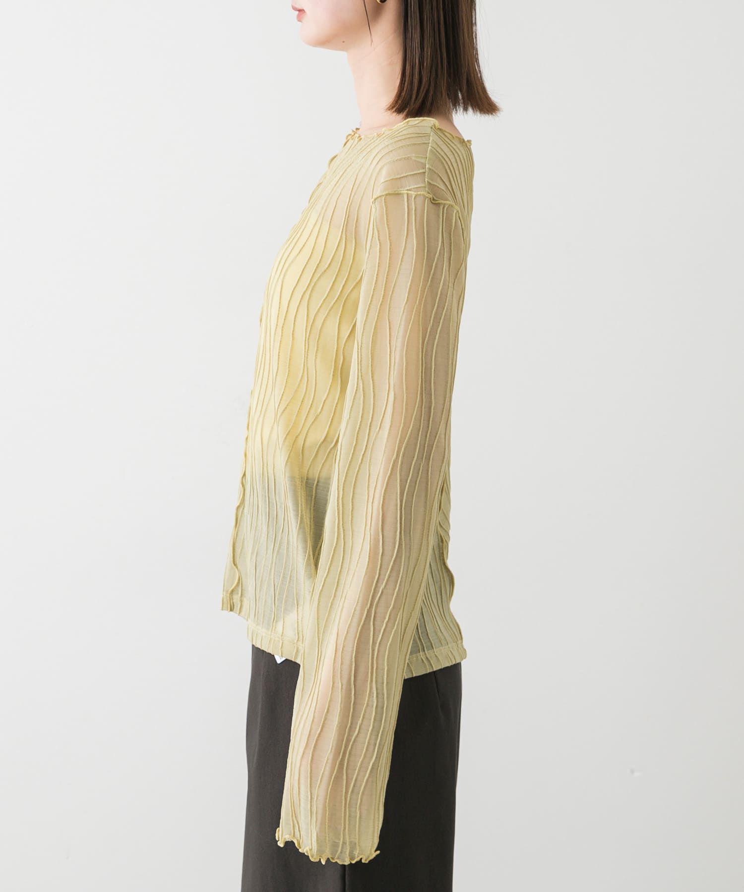 身長：169cm サイズ：one