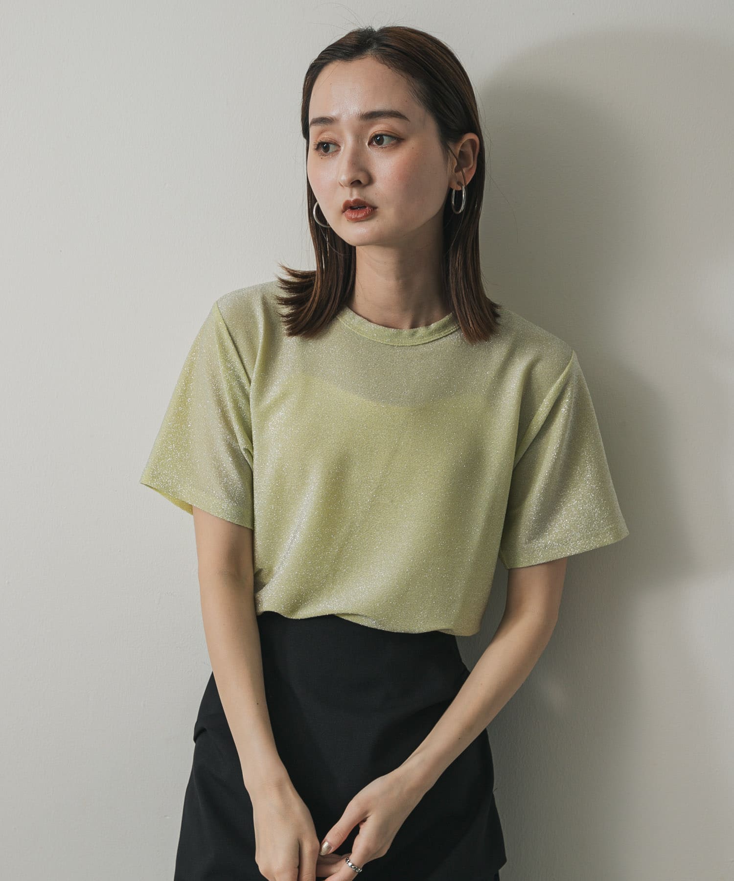 身長：169cm サイズ：one