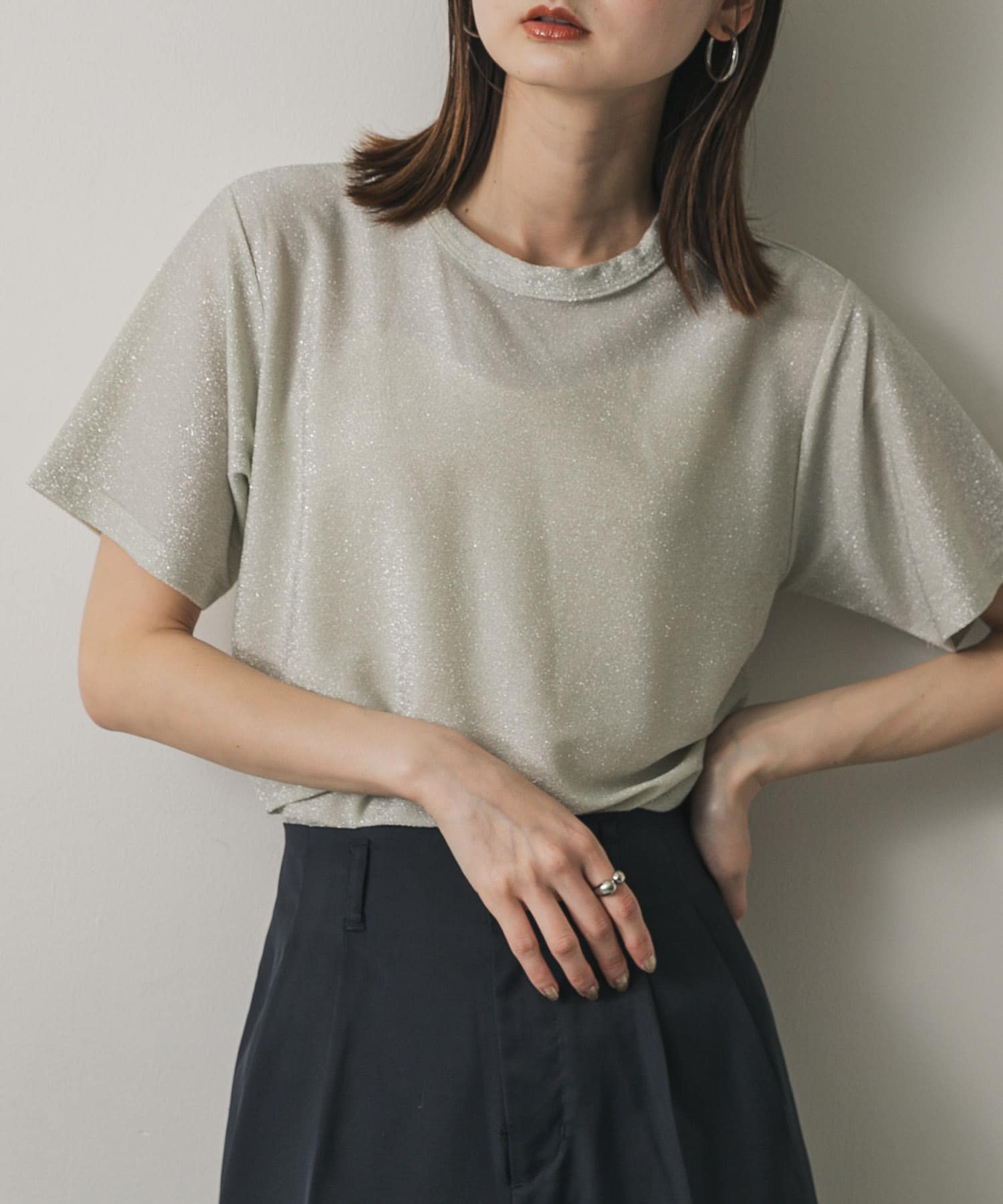 身長：169cm サイズ：one