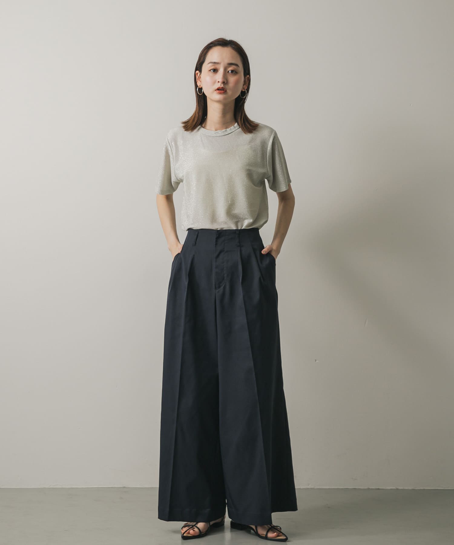 身長：169cm サイズ：one