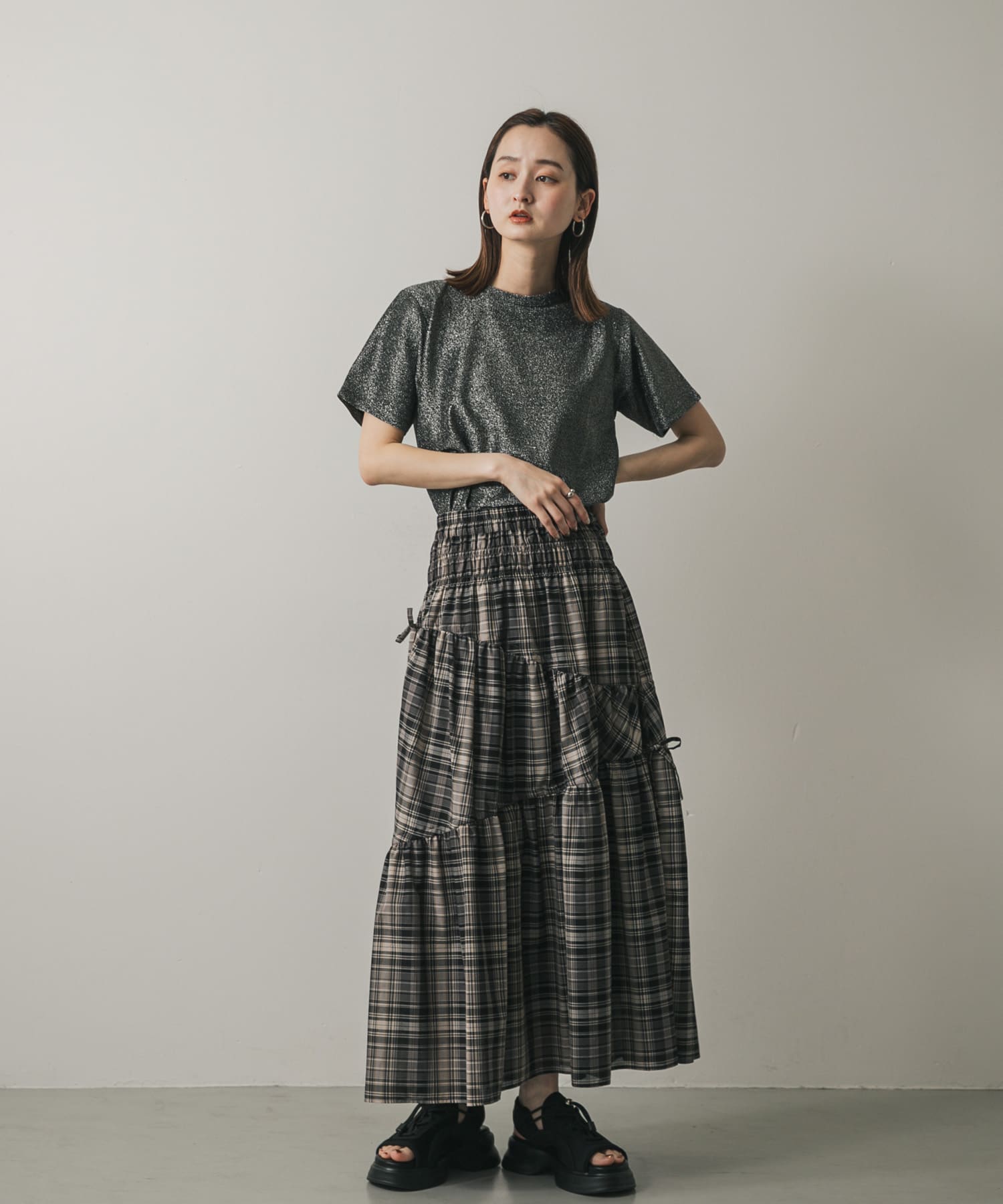 身長：169cm サイズ：one