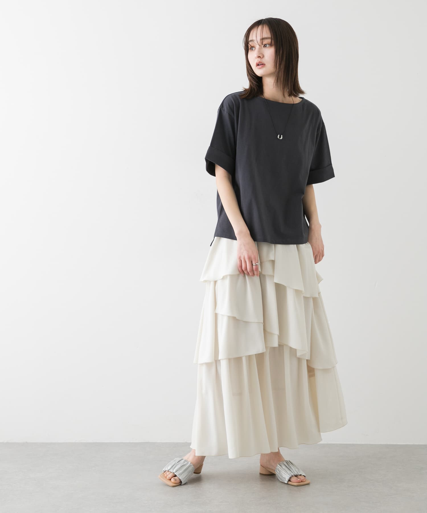 身長：169cm サイズ：one