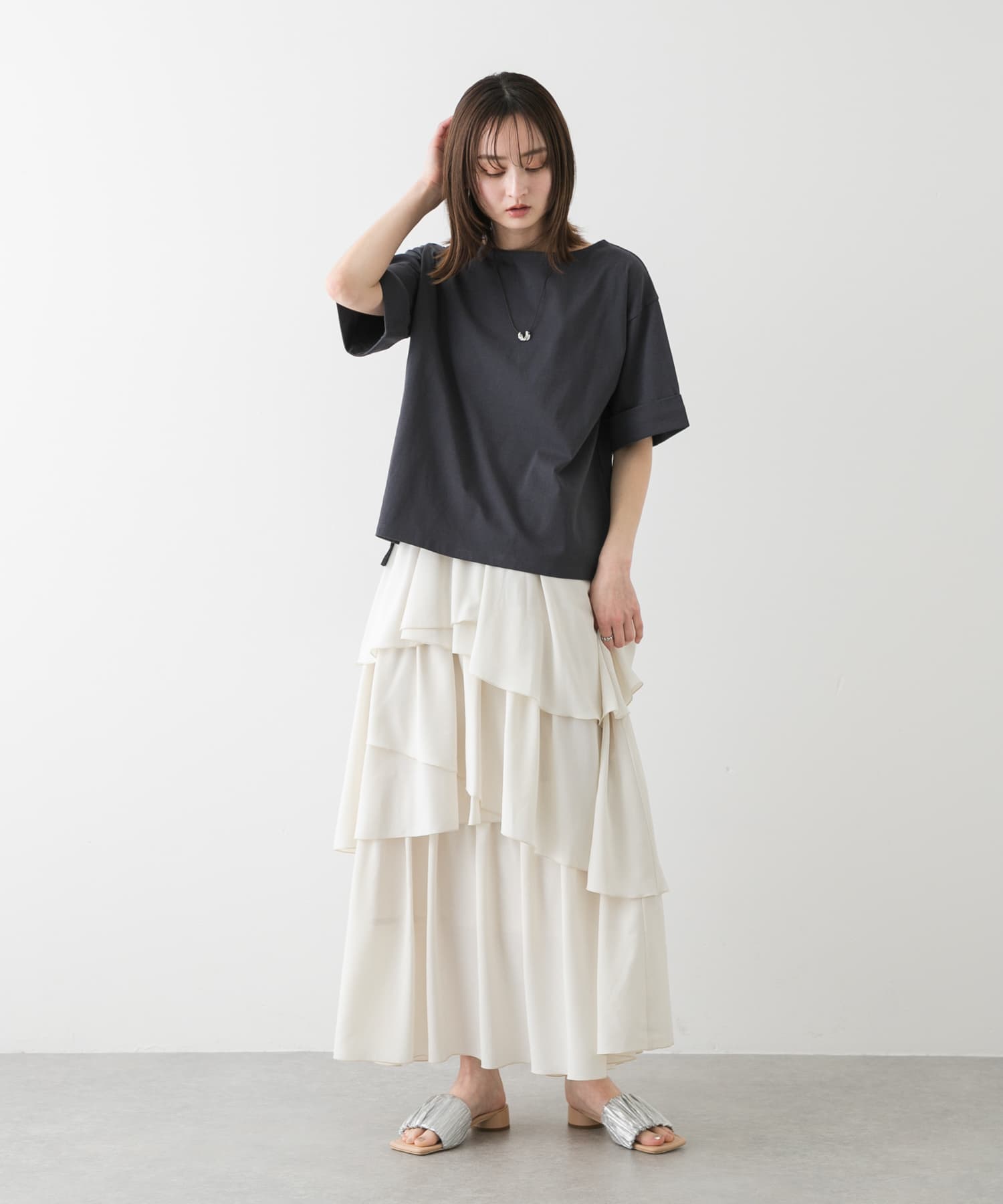 身長：169cm サイズ：one