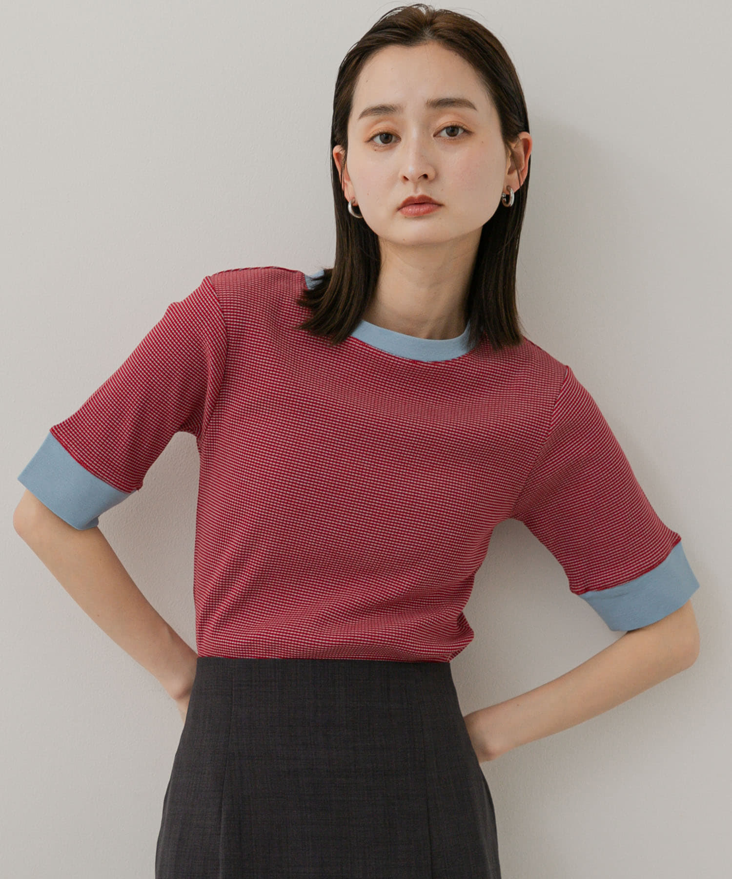 身長：169cm サイズ：one