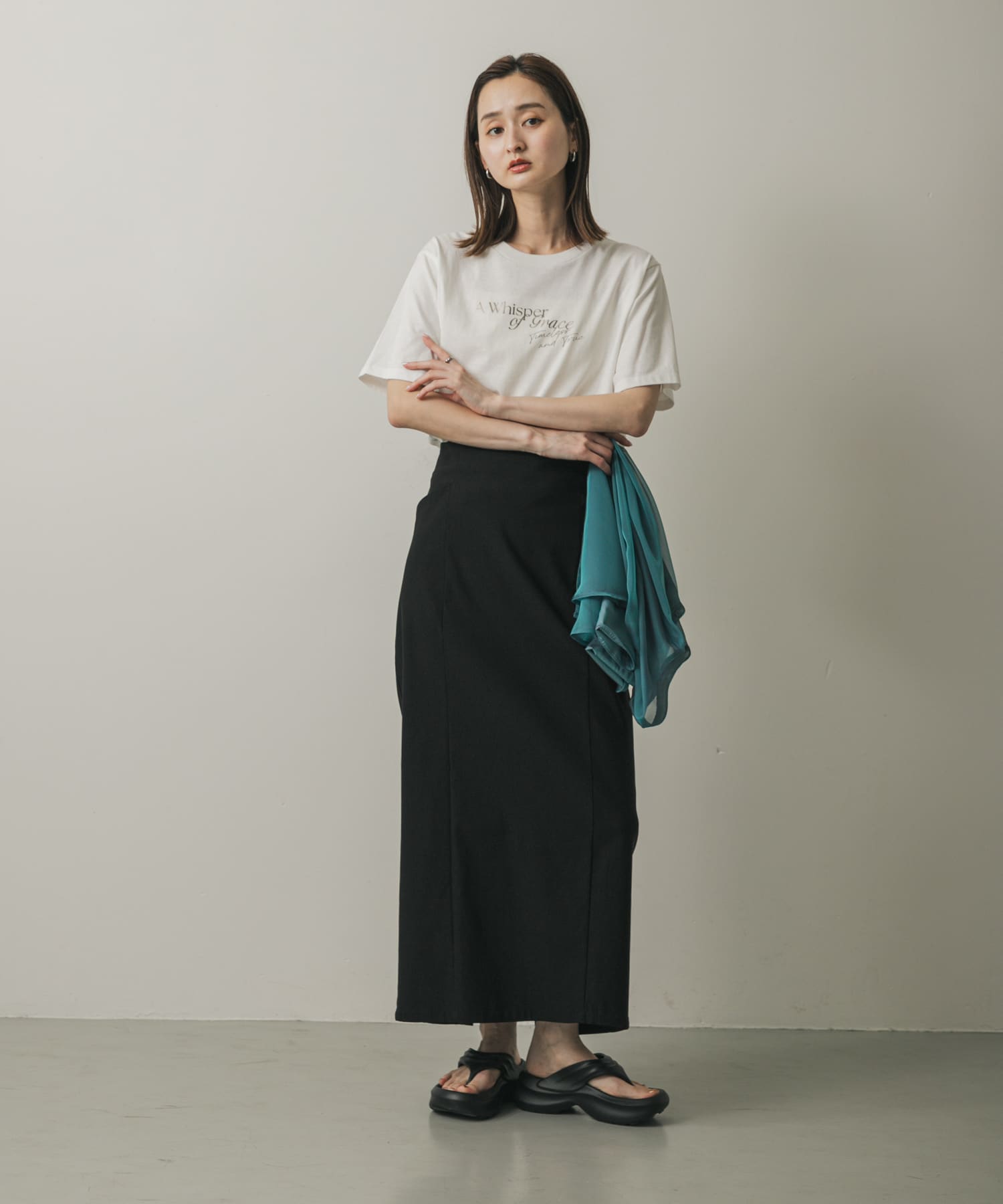 身長：169cm サイズ：one