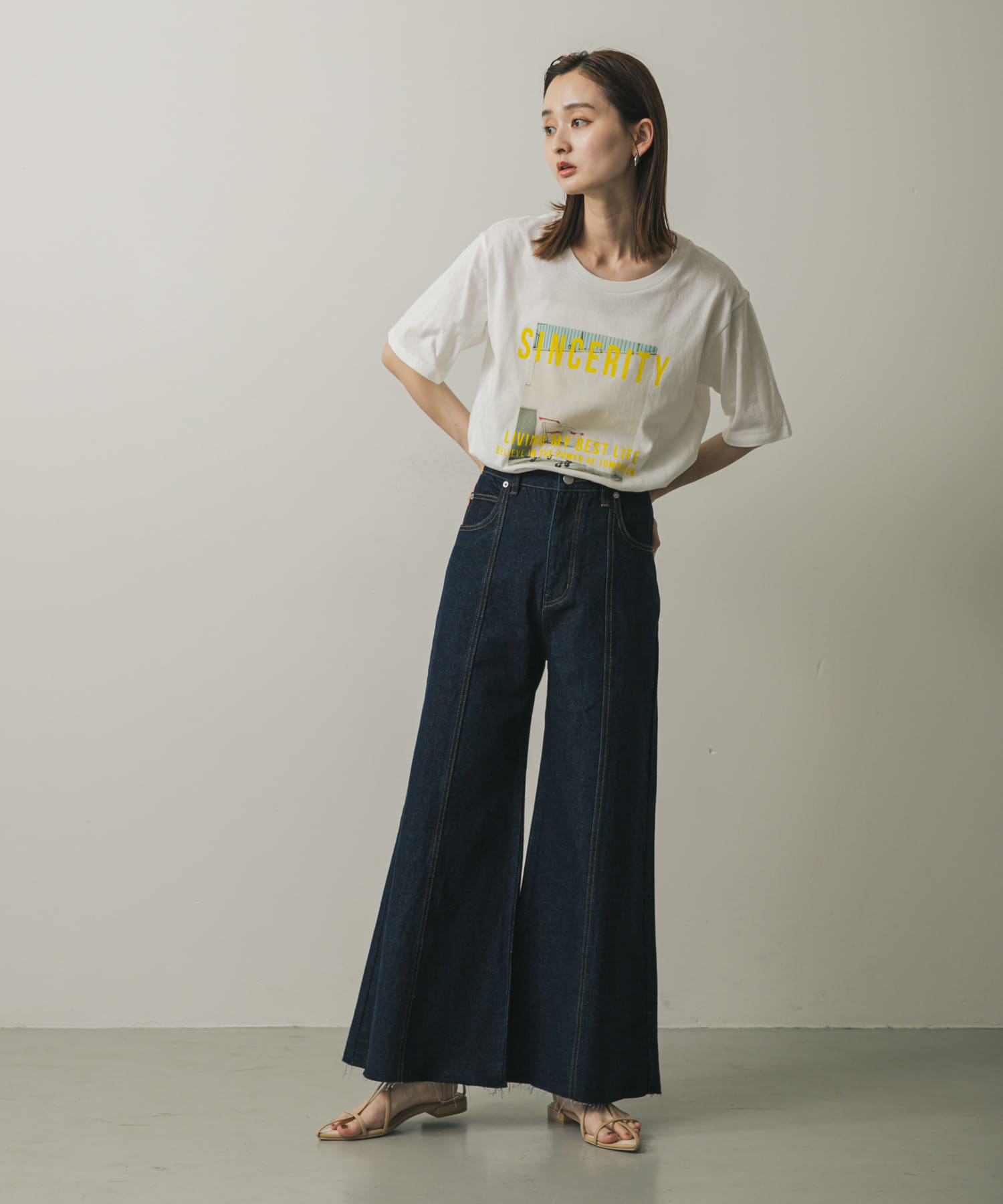 身長：169cm サイズ：one