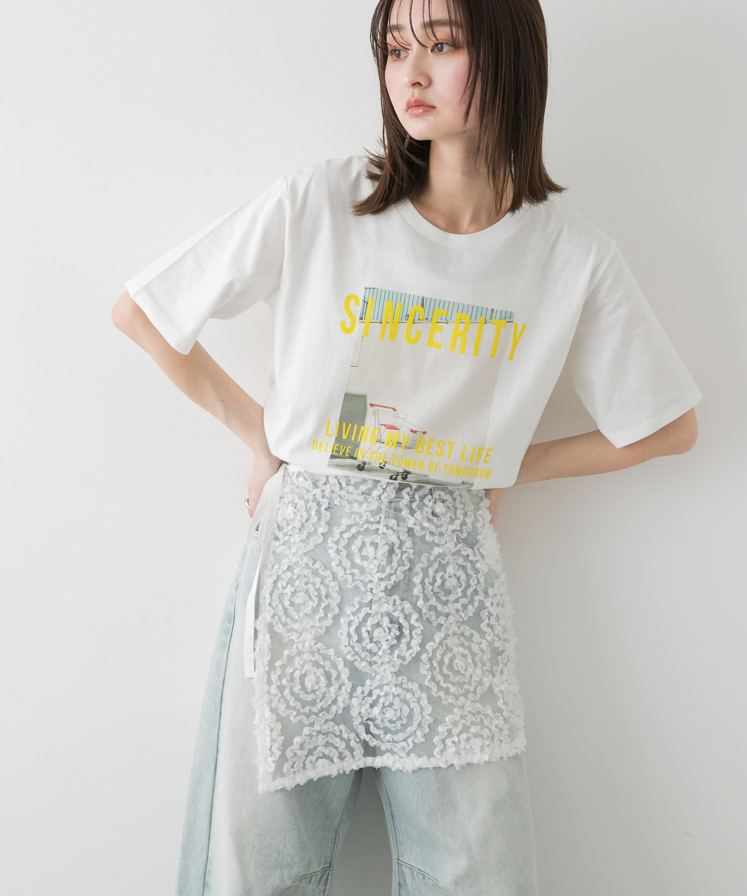 身長：169cm サイズ：one