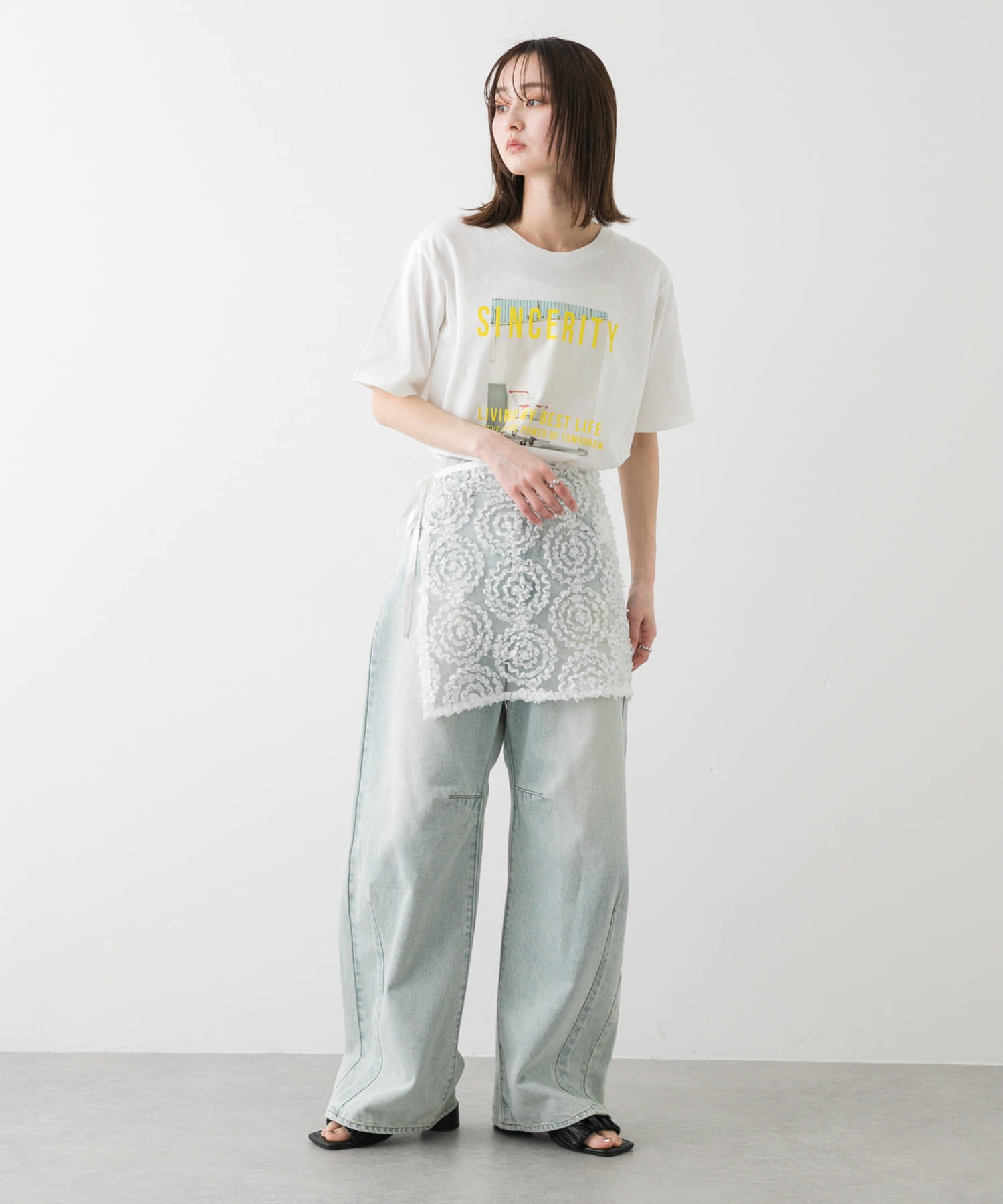 身長：169cm サイズ：one