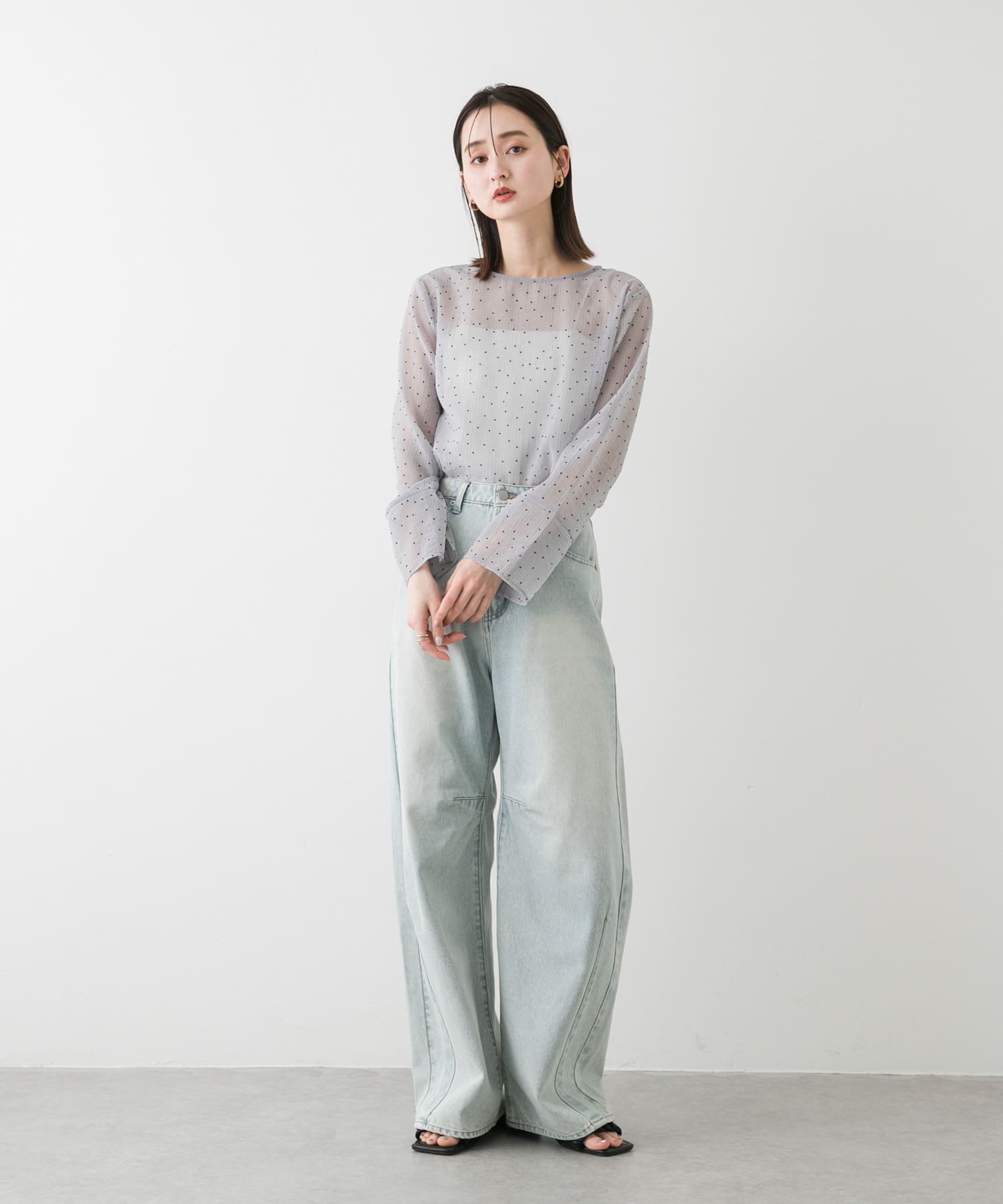 身長：169cm サイズ：one