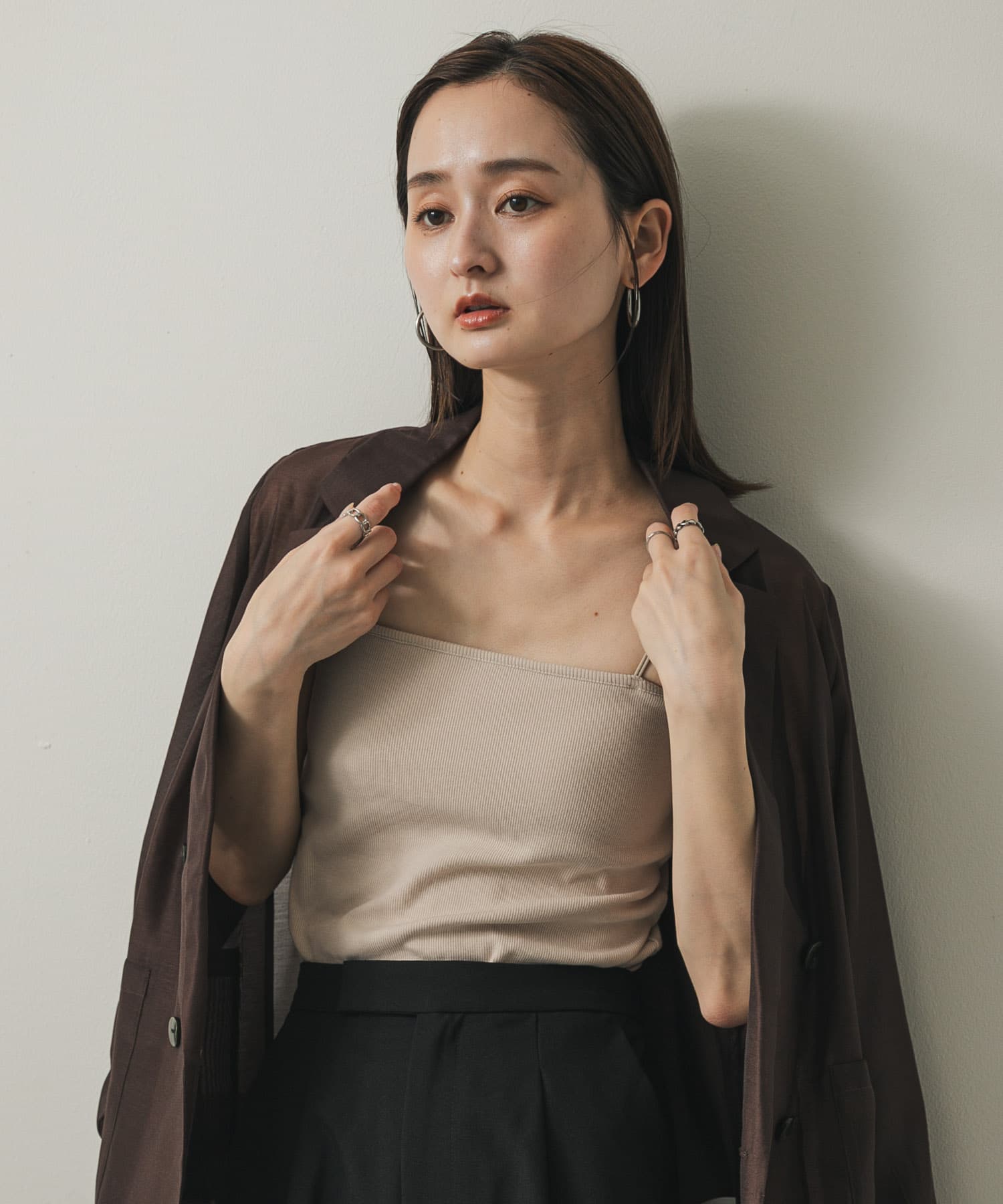 身長：169cm サイズ：one