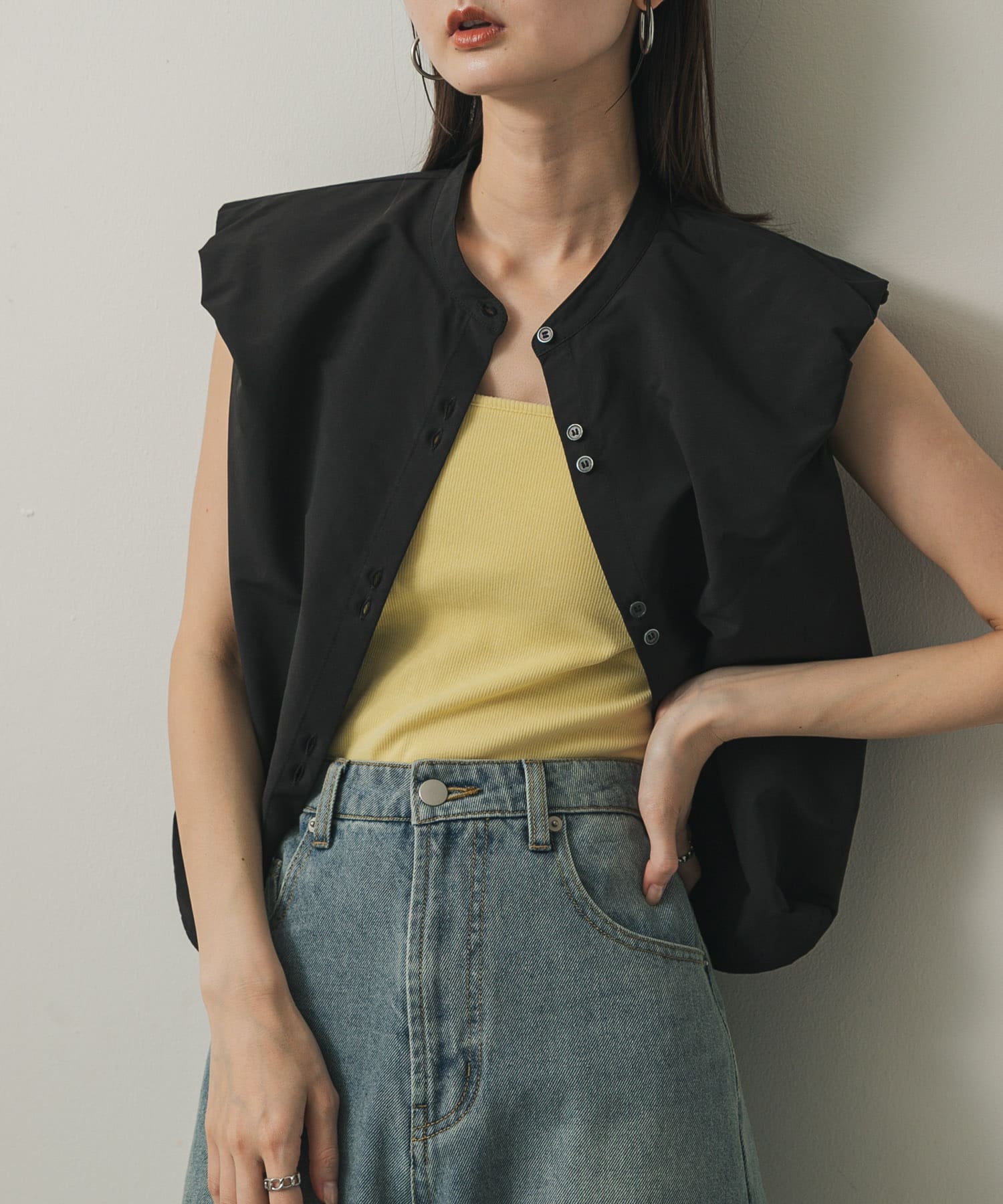 『一部WEB限定カラー』ダブルストラップカップツキキャミソール