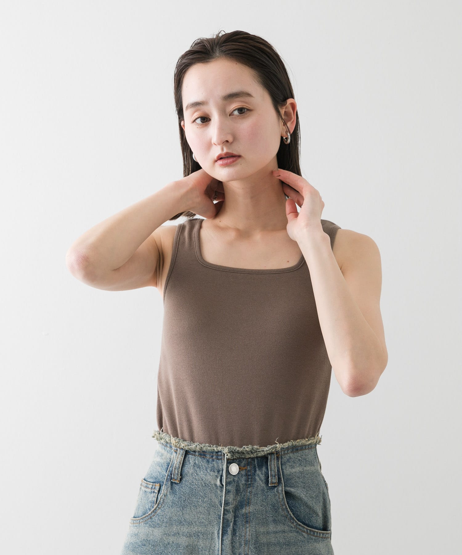 身長：169cm サイズ：one